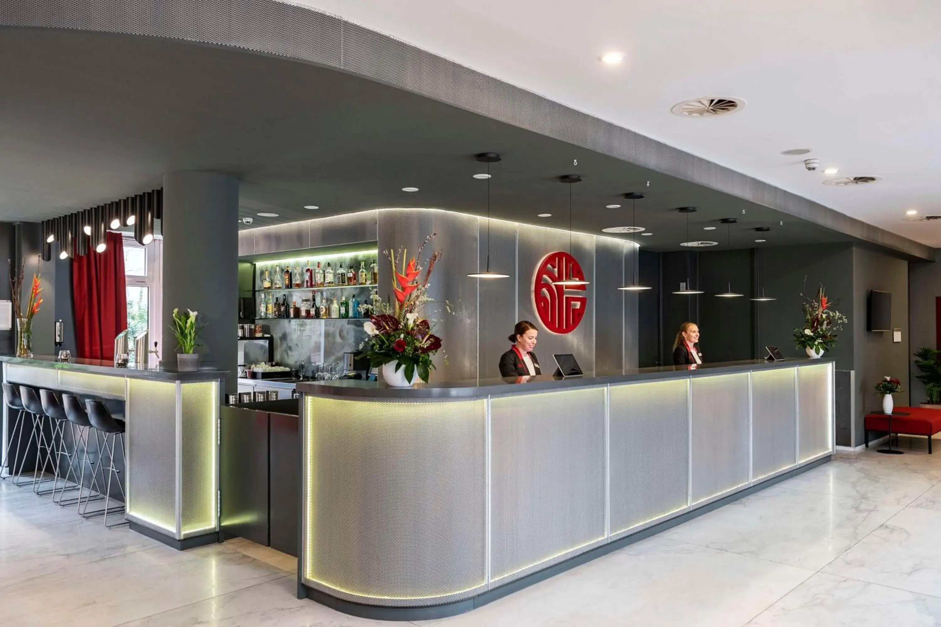 Lobby or reception in NH Collection Hamburg City Lobby or reception in NH Collection Hamburg City