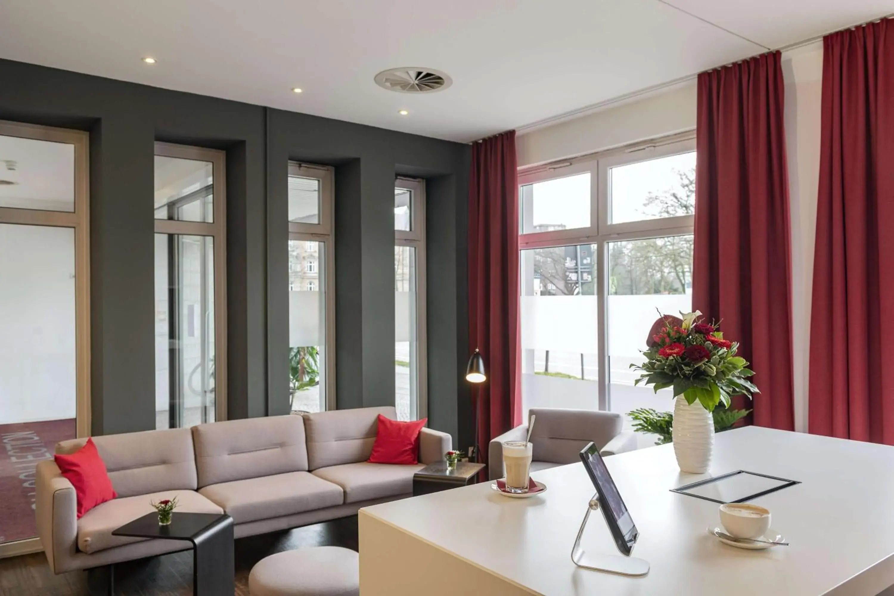 Lobby or reception in NH Collection Hamburg City Lobby or reception in NH Collection Hamburg City