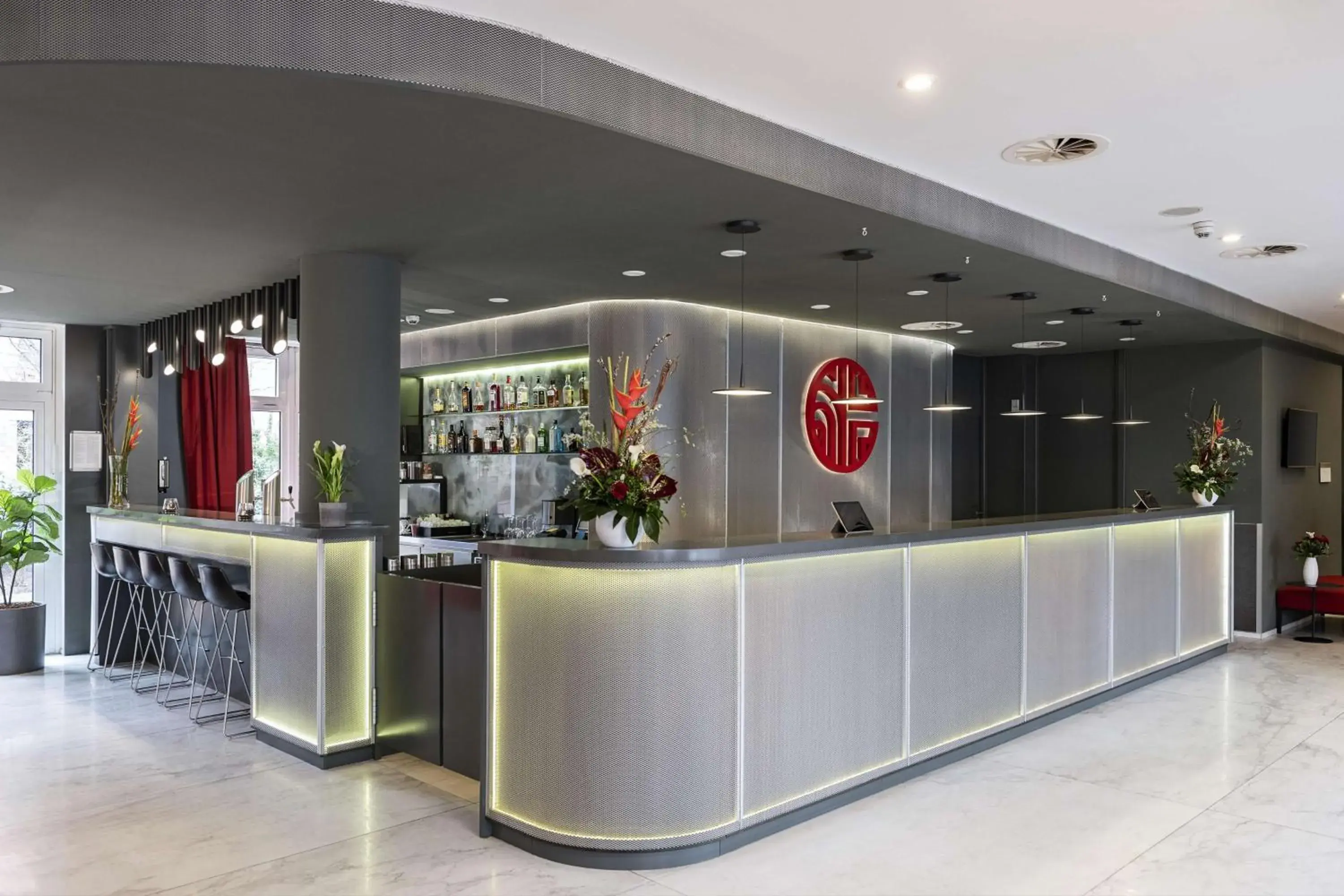 Lobby or reception in NH Collection Hamburg City Lobby or reception in NH Collection Hamburg City