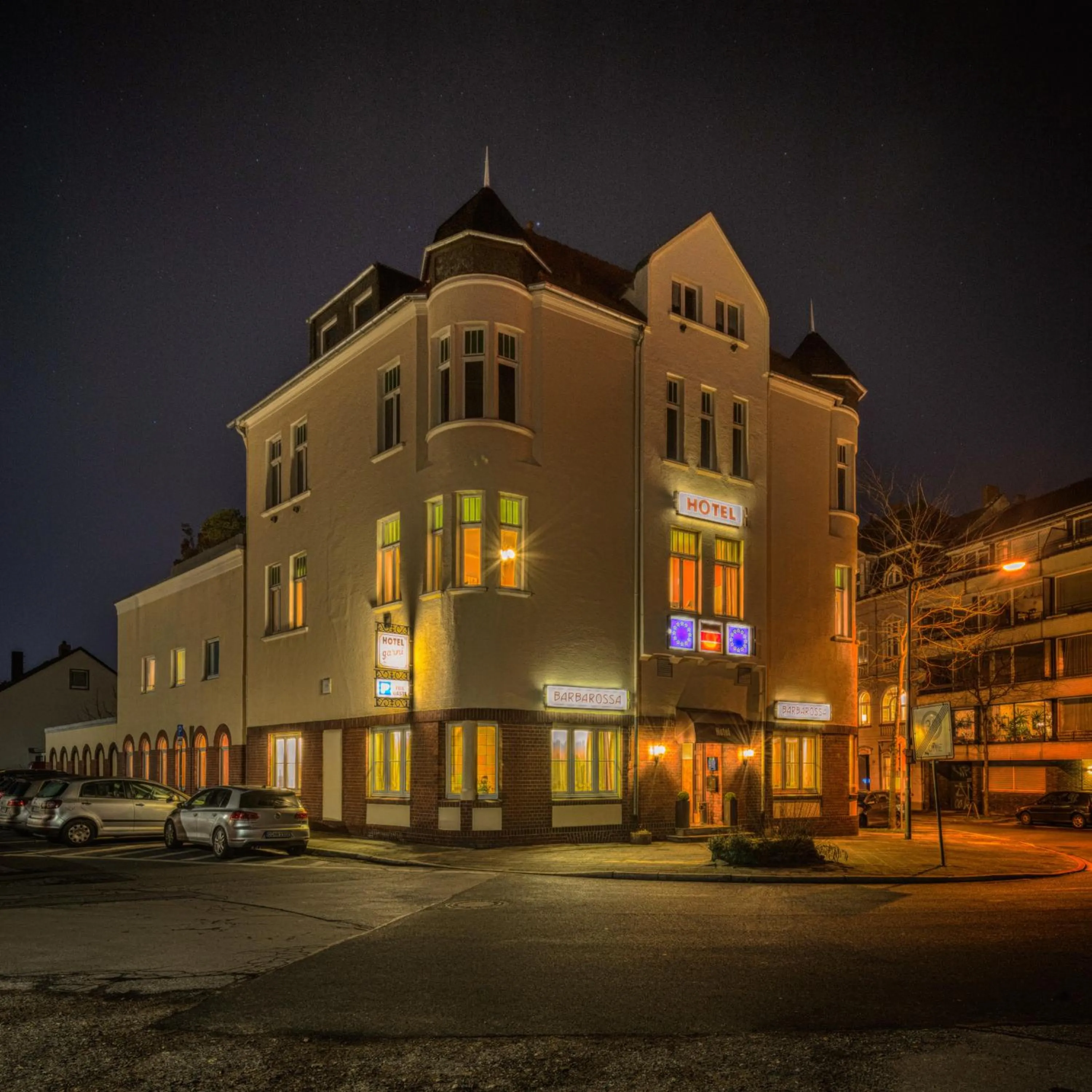 Property building in guestified BARBAROSSA Hotel