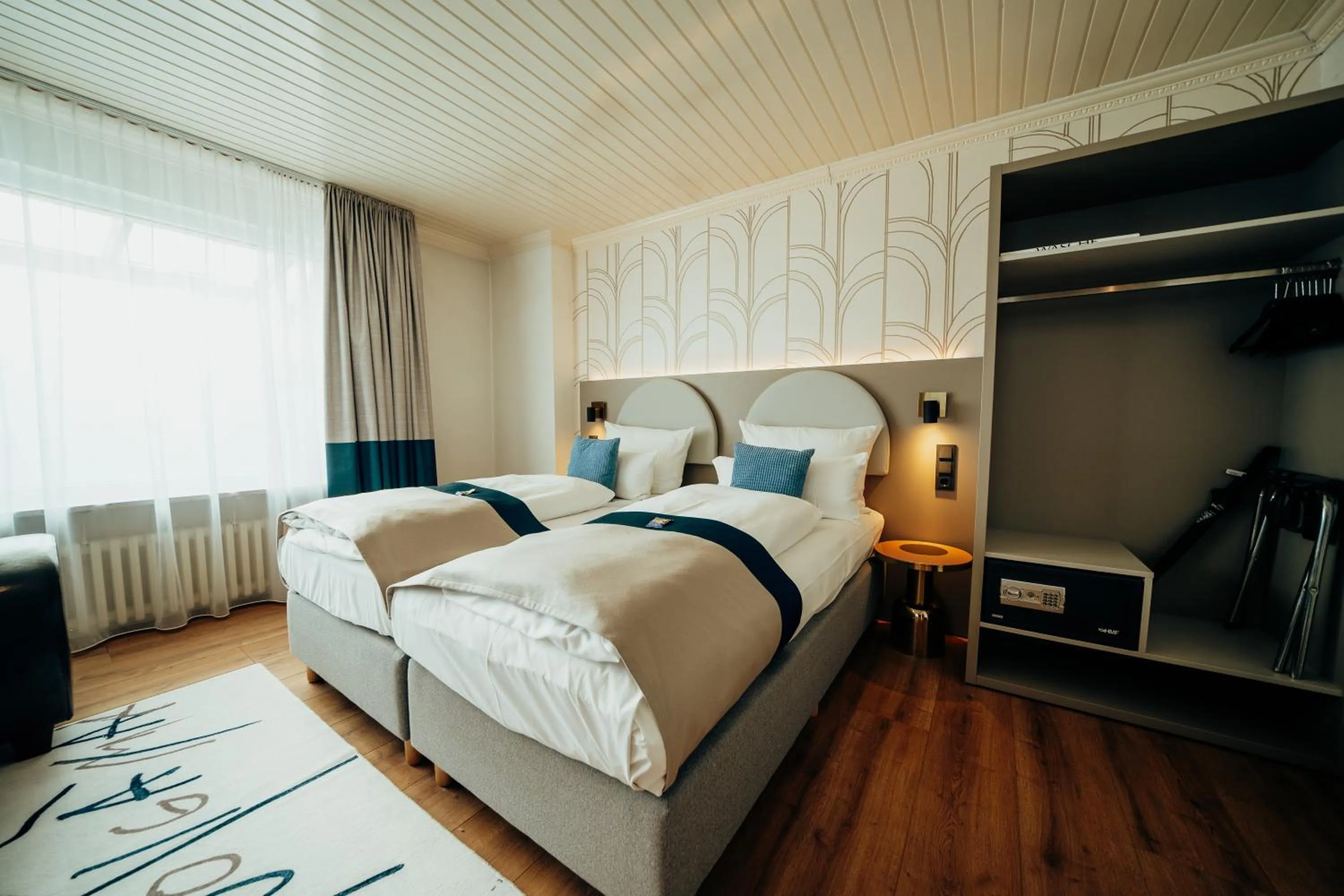 Decorative detail, Bed in guestified BARBAROSSA Hotel