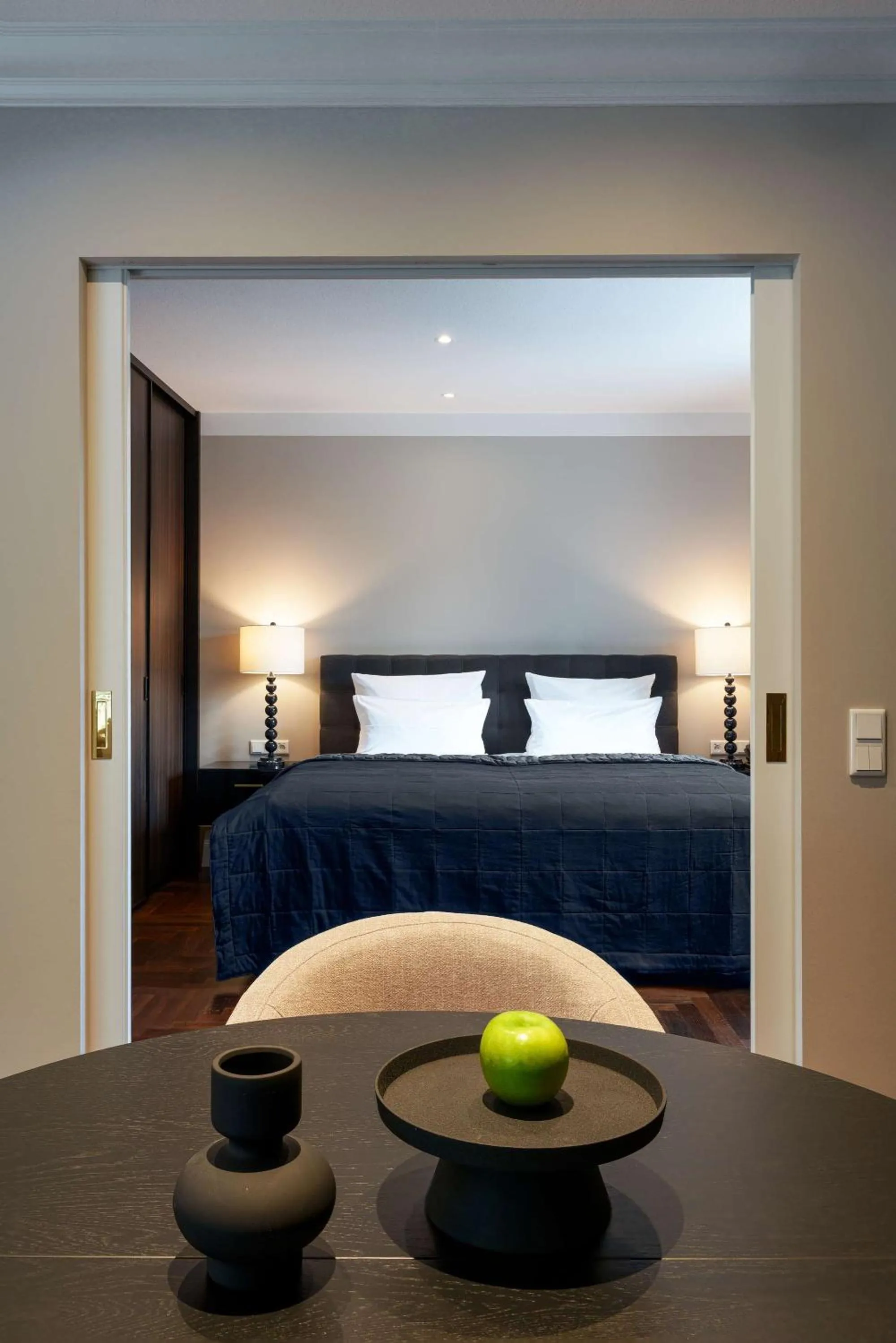 Bedroom, Bed in Parkhotel Engelsburg - 4 Sterne Superior