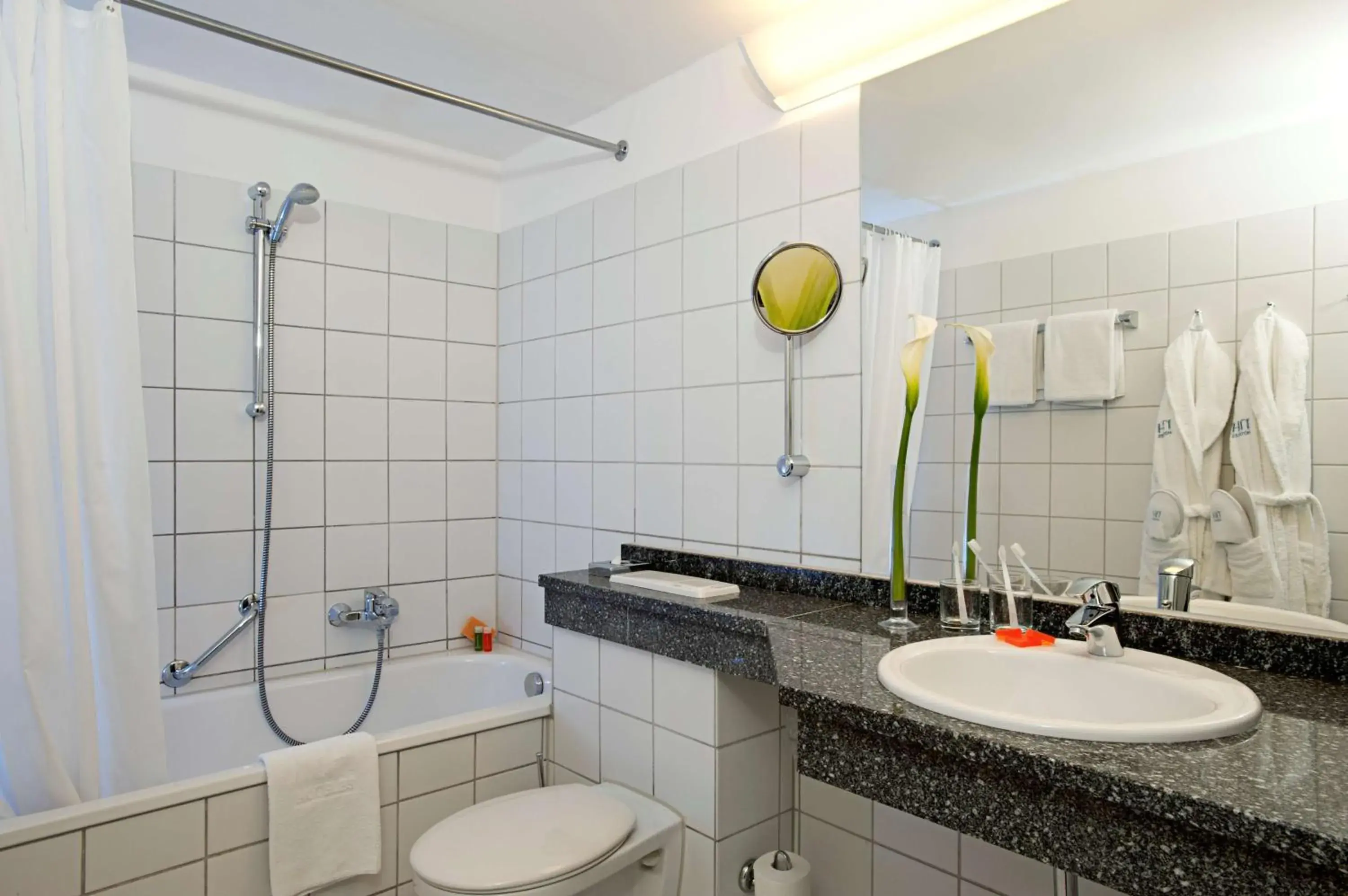 Standard Twin Room with View in NH Hirschberg Heidelberg Standard Twin Room with View in NH Hirschberg Heidelberg
