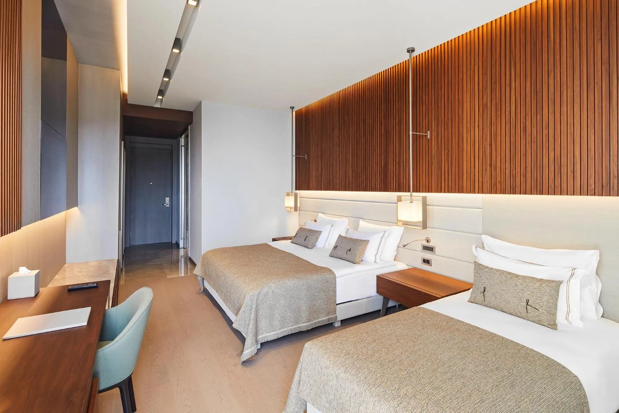 Bed in Ricosta Hotel