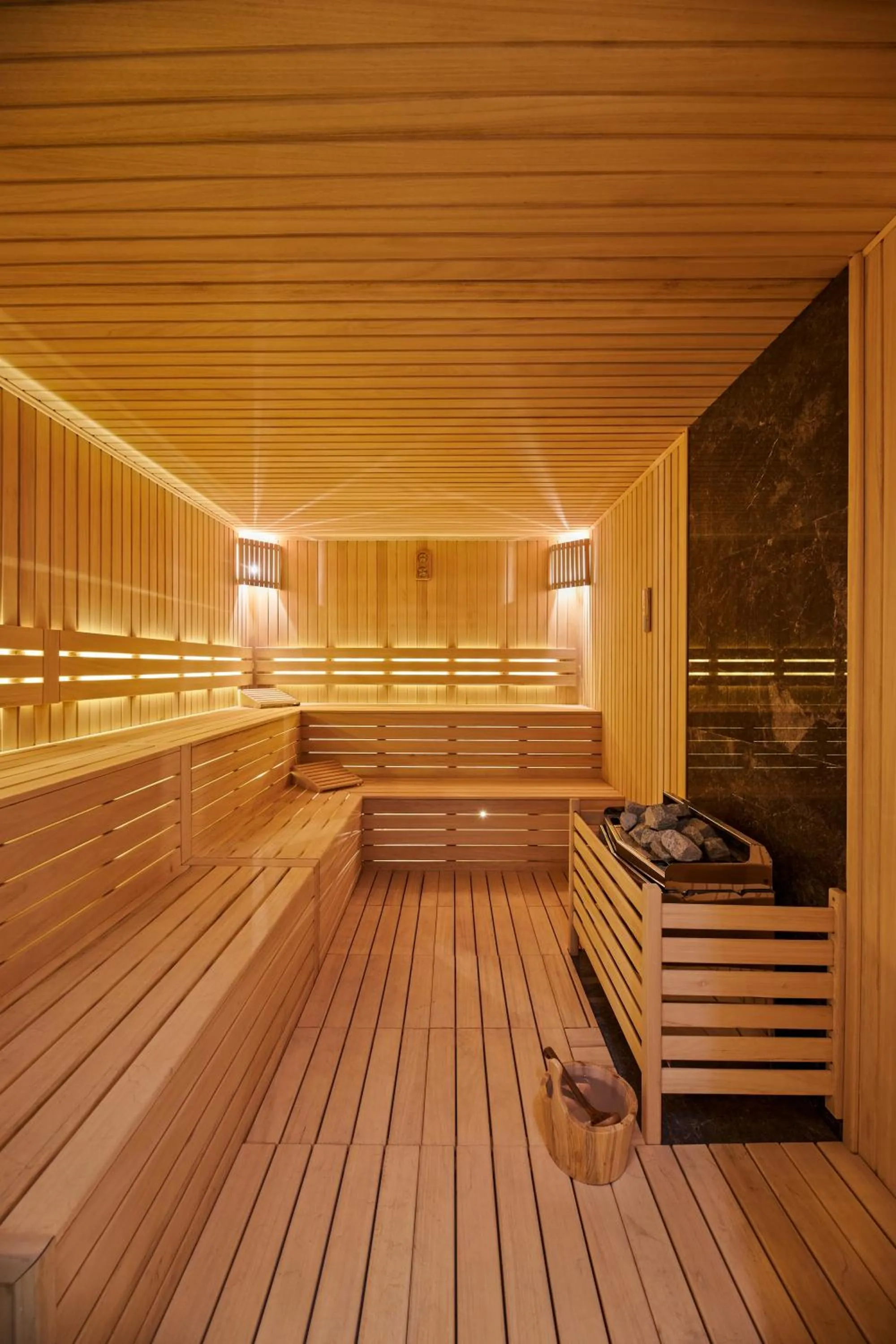 Sauna in Ricosta Hotel