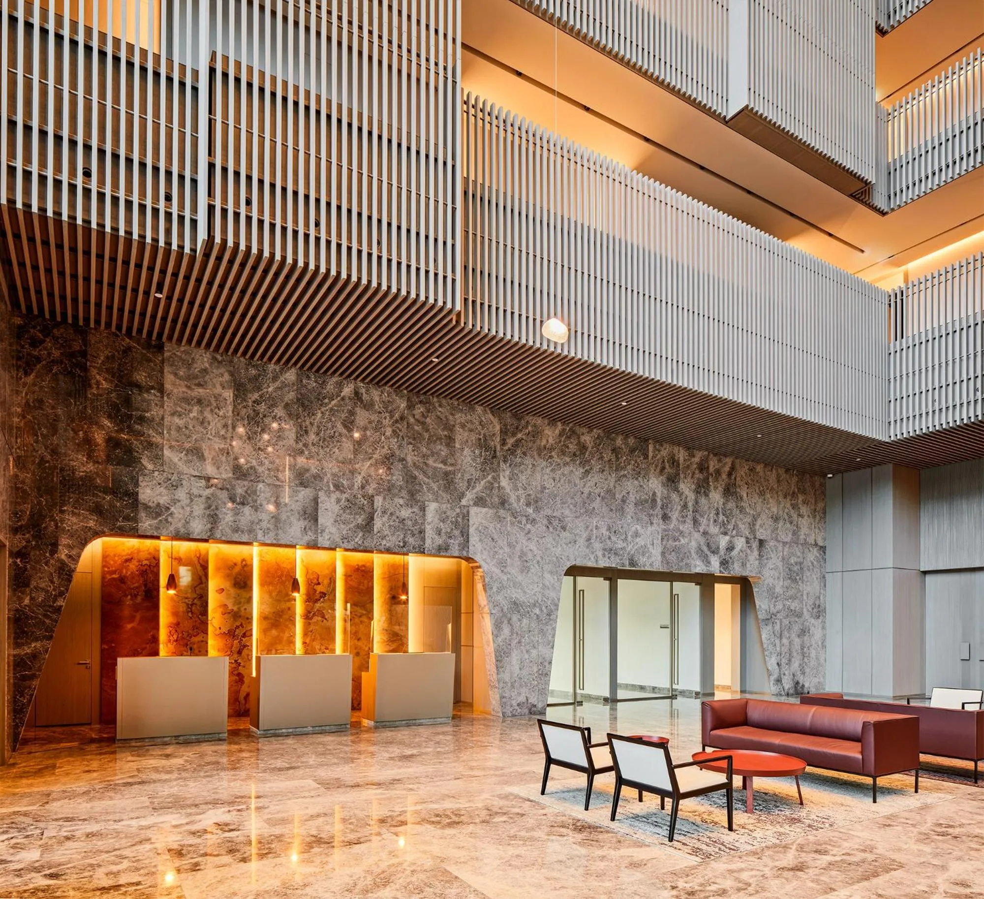 Seating area in Ricosta Hotel