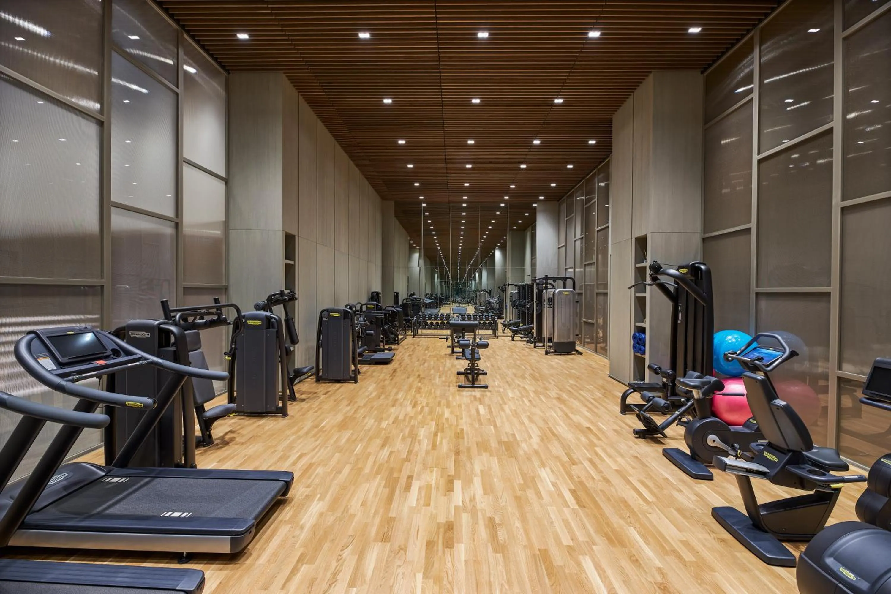 Fitness centre/facilities in Ricosta Hotel