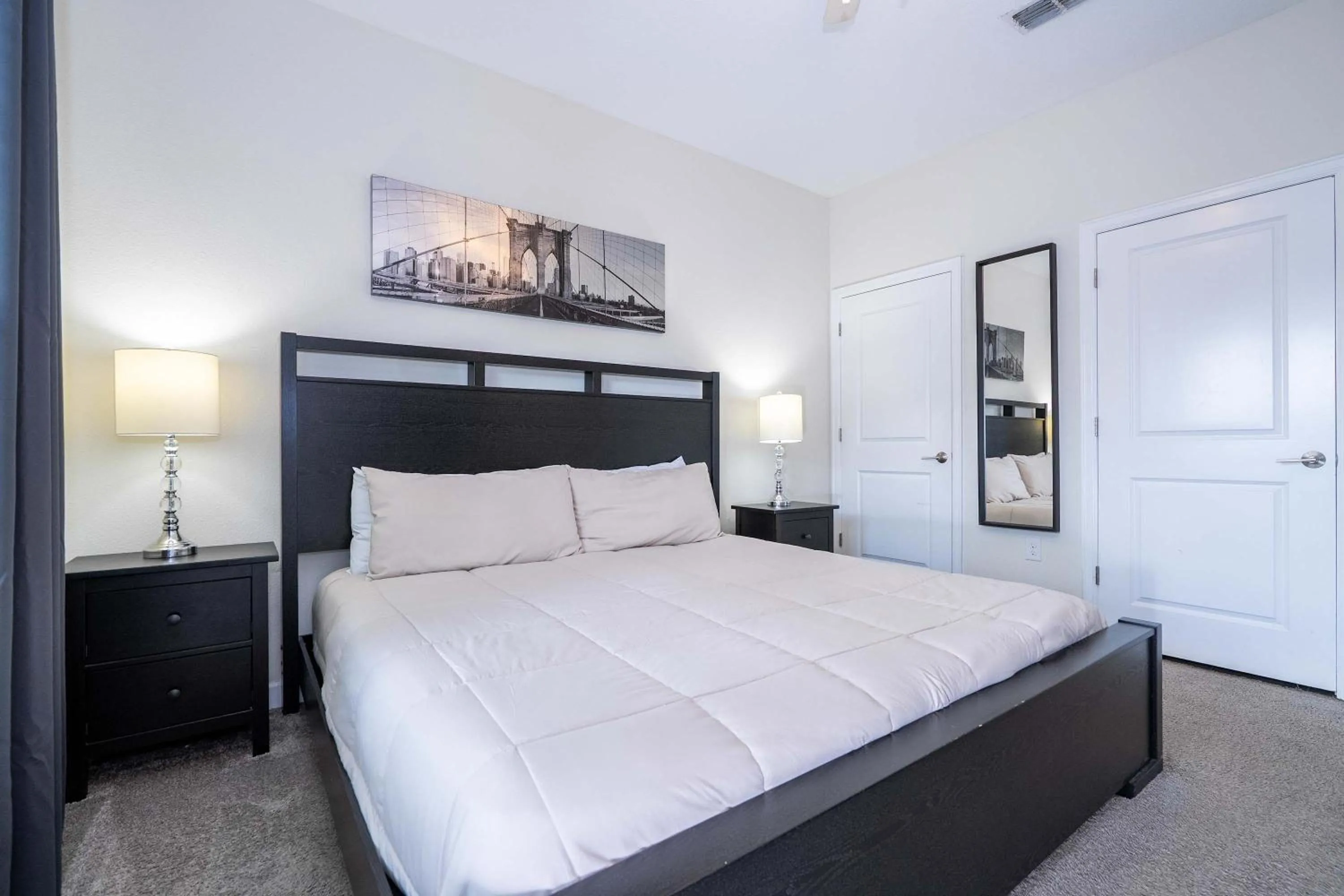 Bed in Gorgeous Four Bd w/ Pool close to Disney 5035