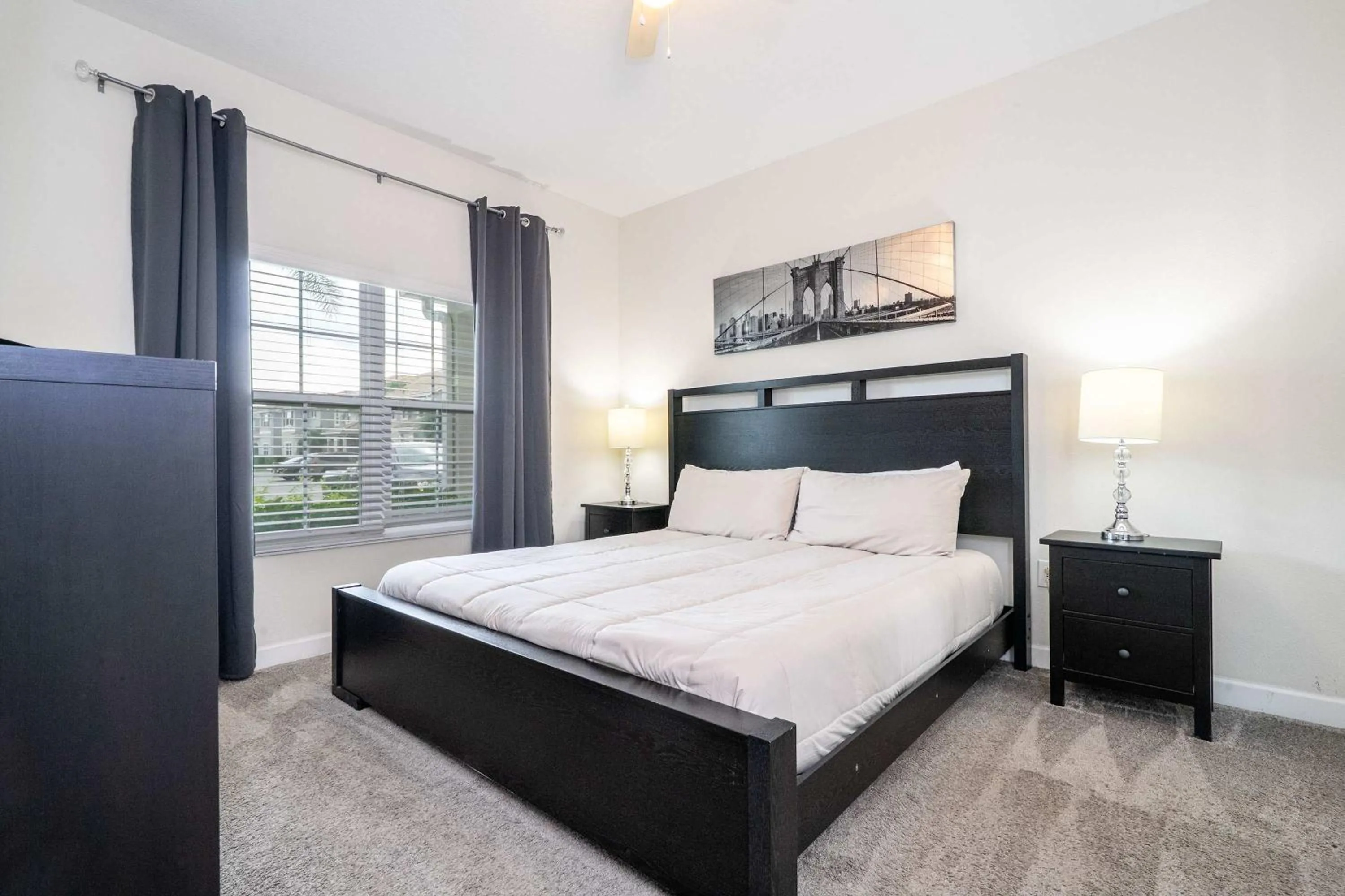 Bed in Gorgeous Four Bd w/ Pool close to Disney 5035