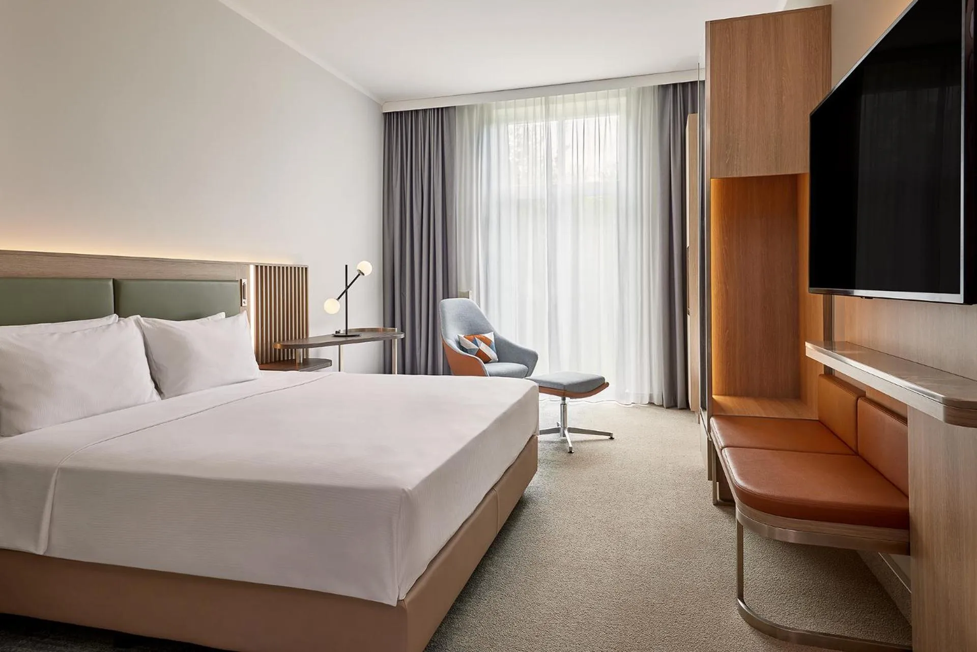 Photo of the whole room, Bed in Courtyard by Marriott Magdeburg