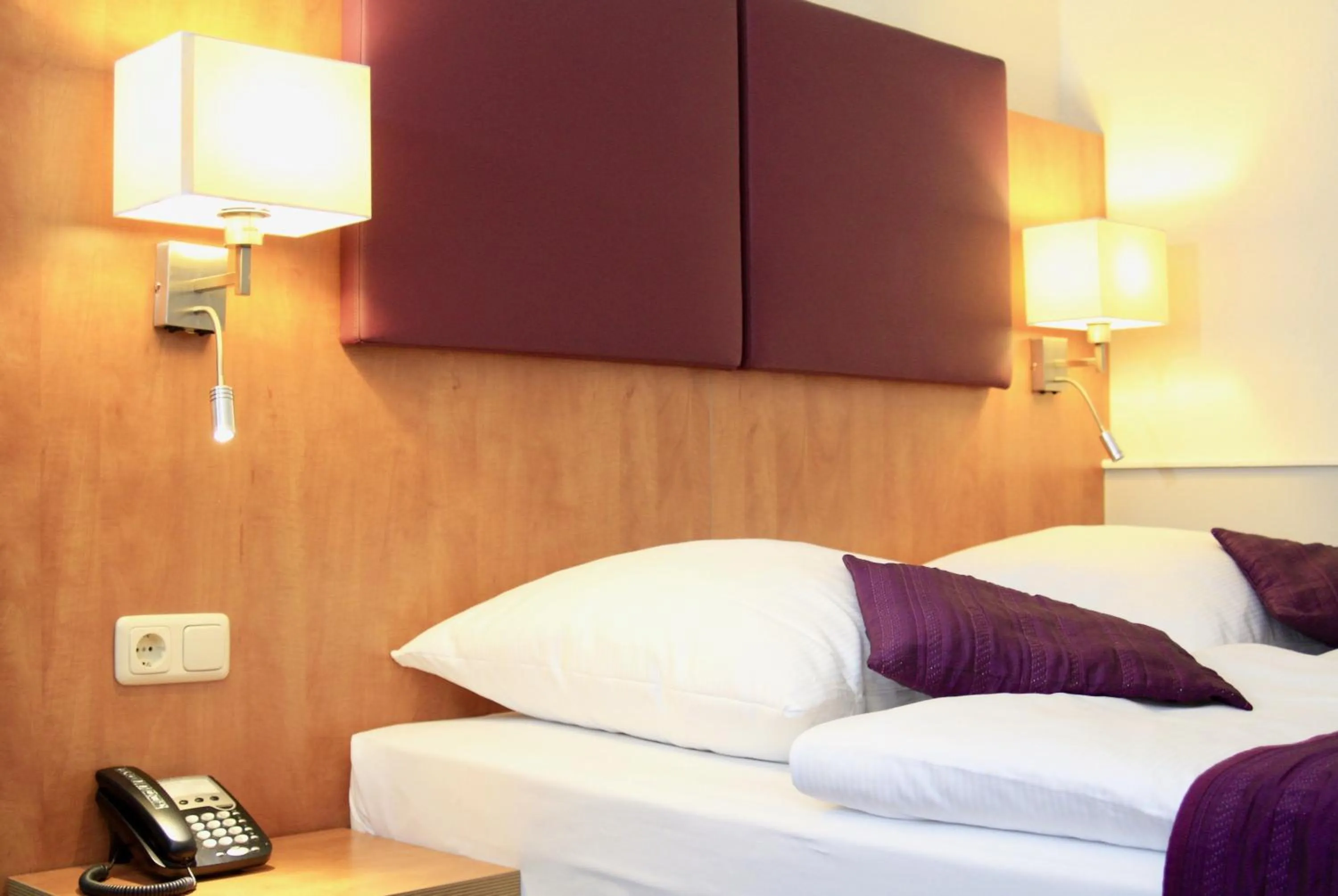 Bed in Hotel Niederrad