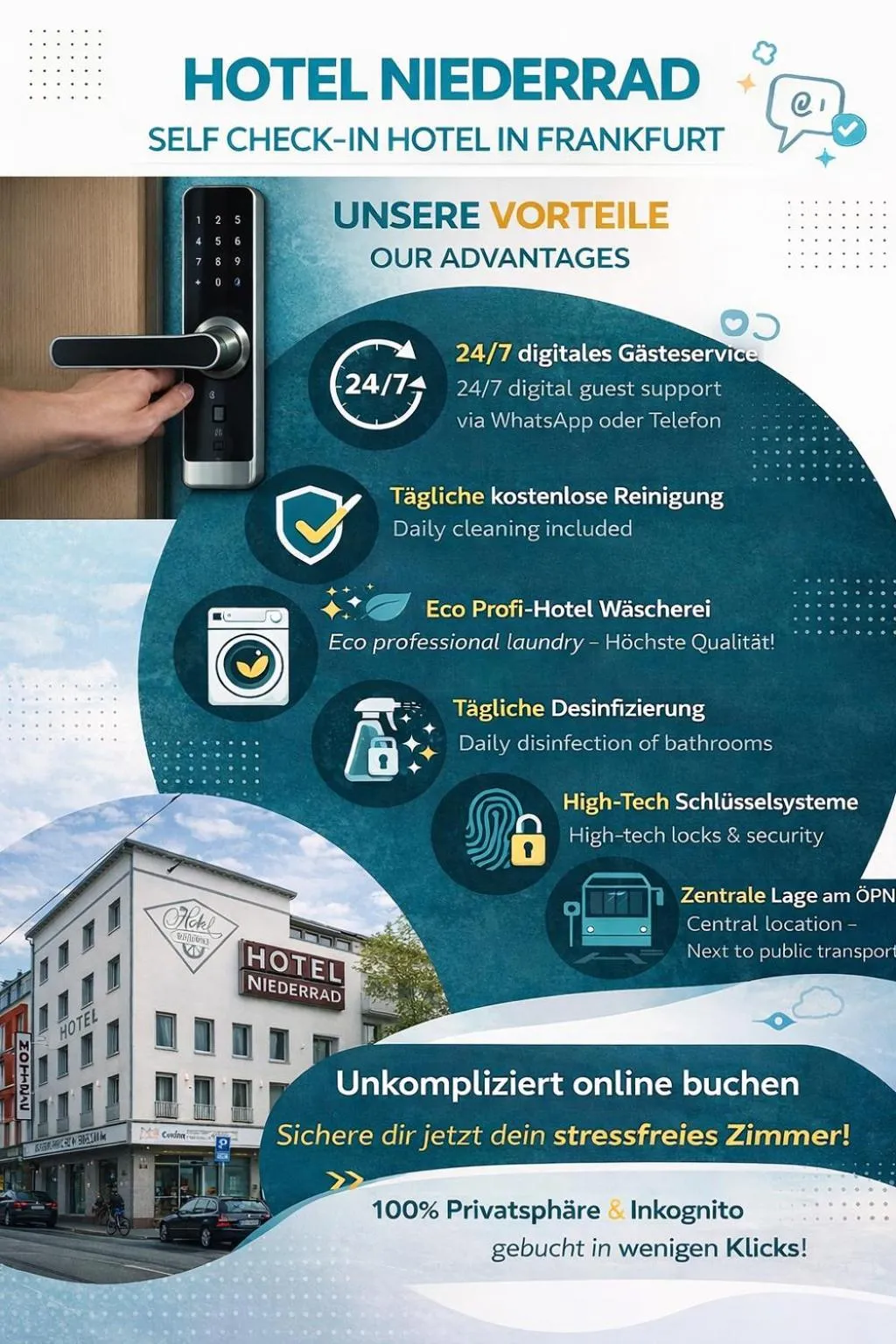 Property building in Hotel Niederrad