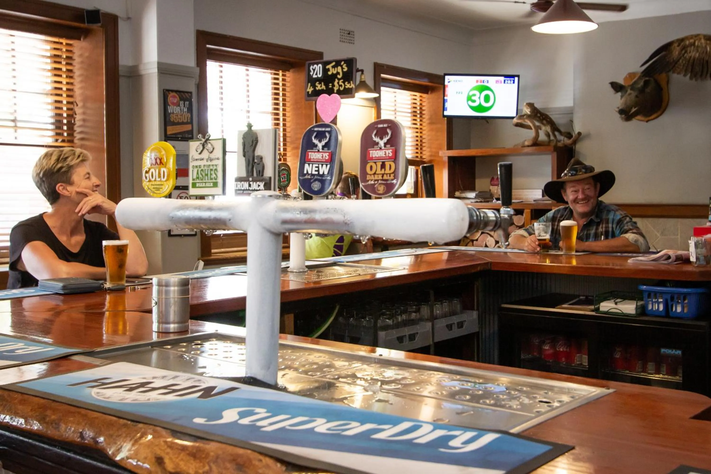 Lounge or bar in The Globe Hotel, Rylstone