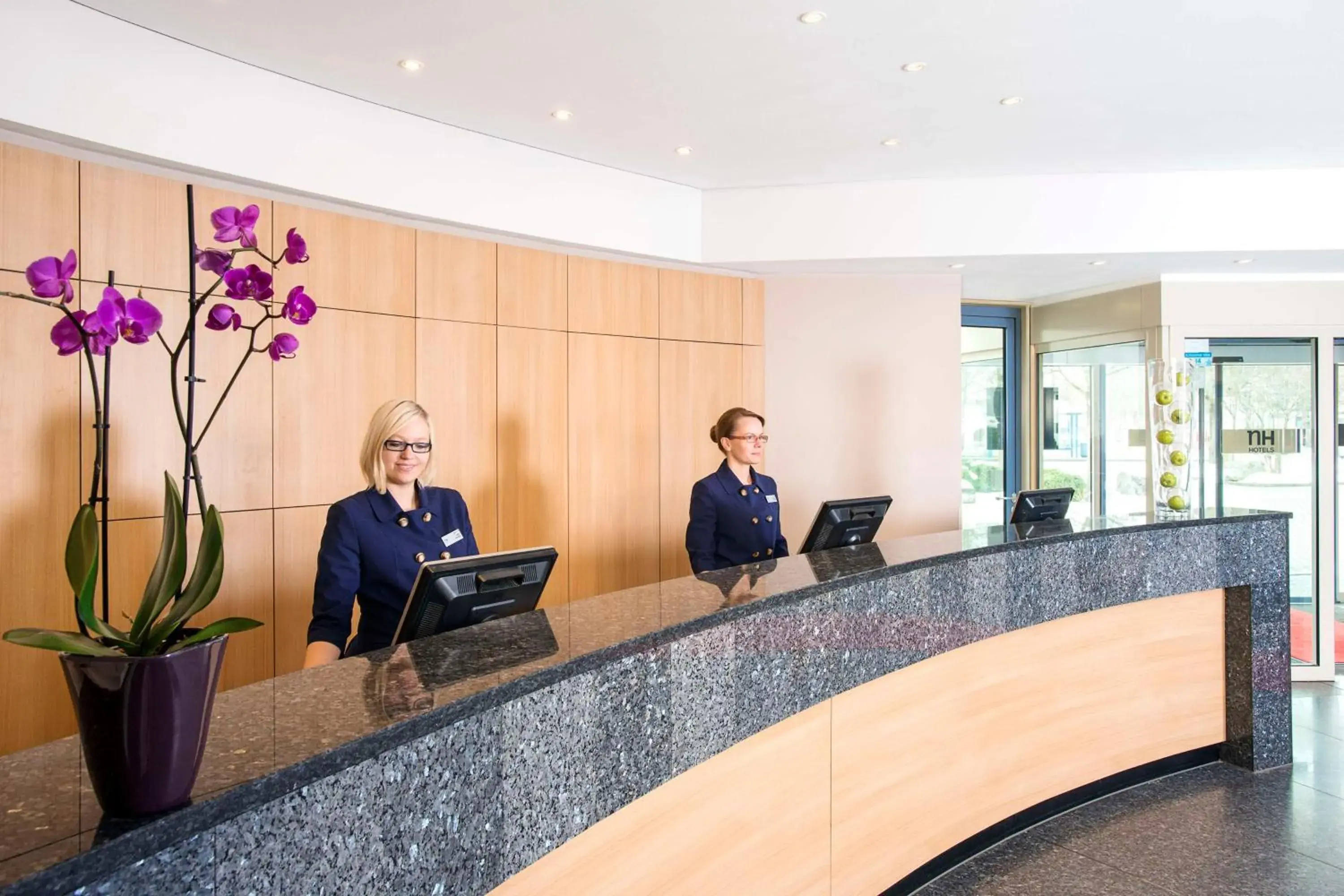 Lobby or reception in NH München Messe Lobby or reception in NH München Messe