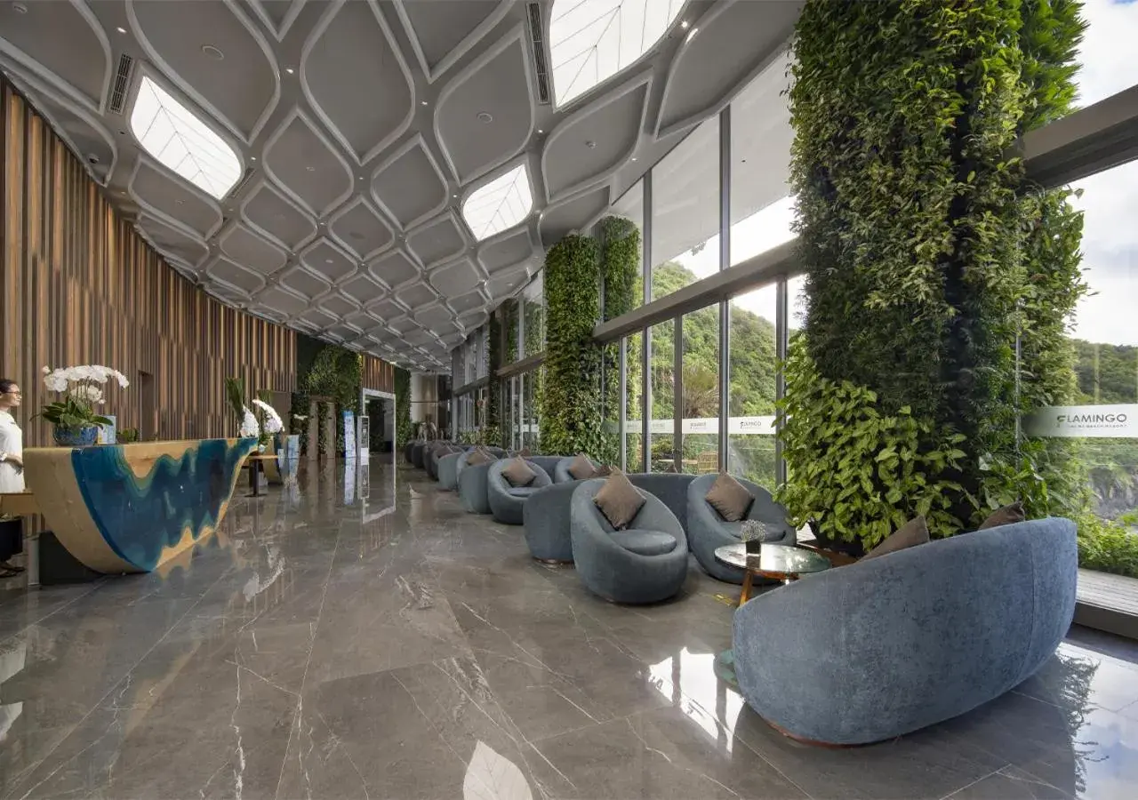 Lobby or reception in Flamingo Resort Cat Ba Lobby or reception in Flamingo Resort Cat Ba
