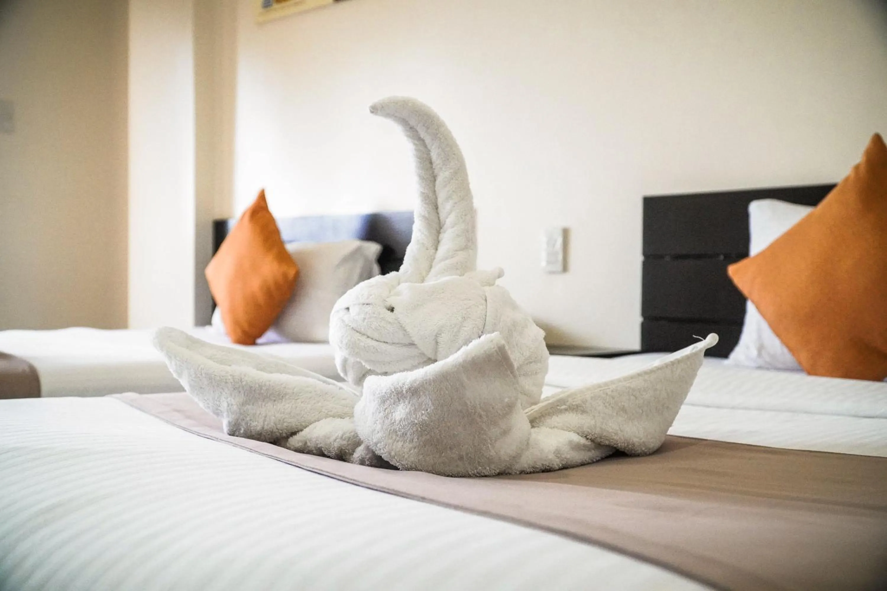 Decorative detail, Bed in Navarro Hotel