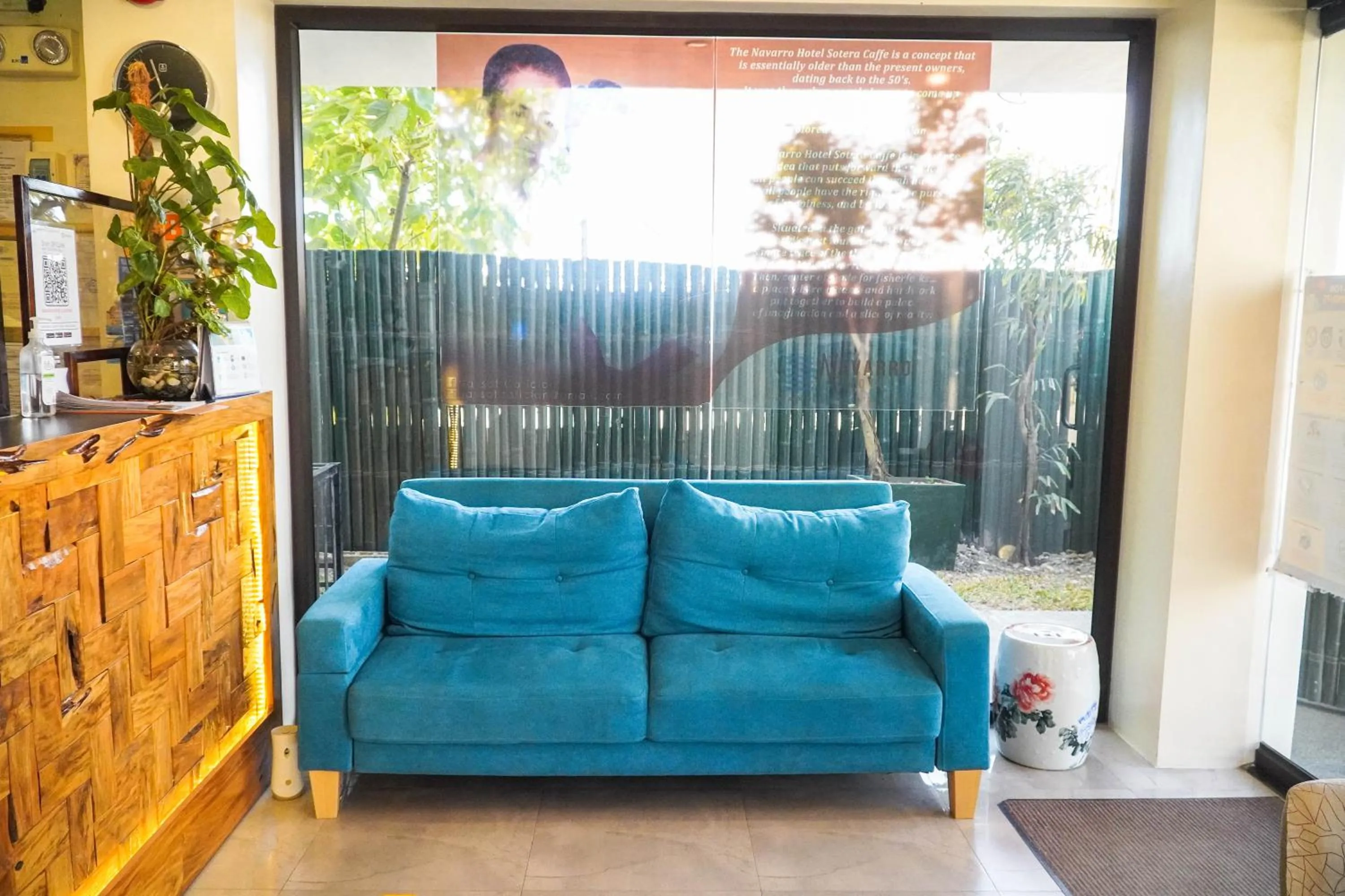 Lobby or reception in Navarro Hotel