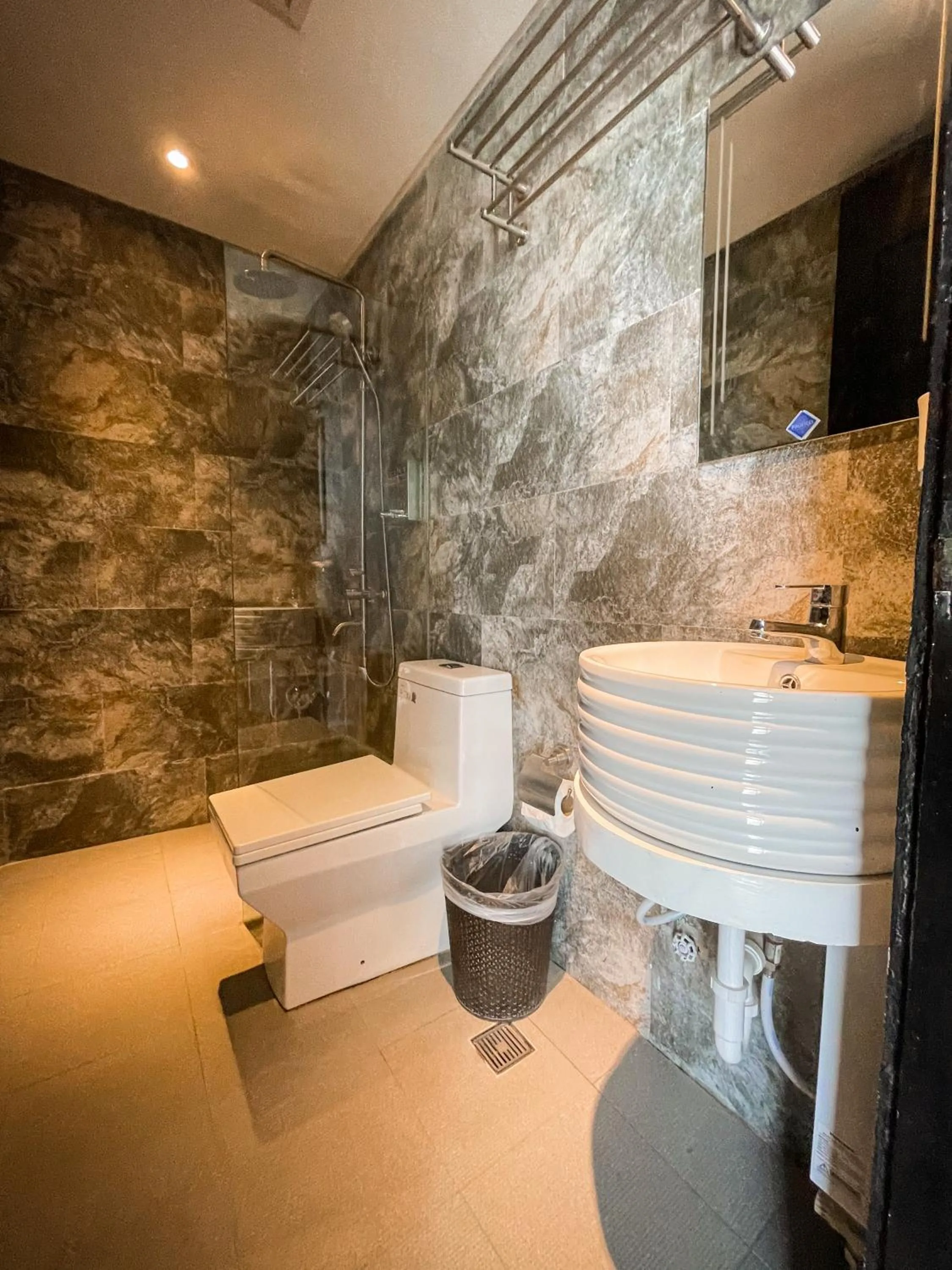 Bathroom in Navarro Hotel