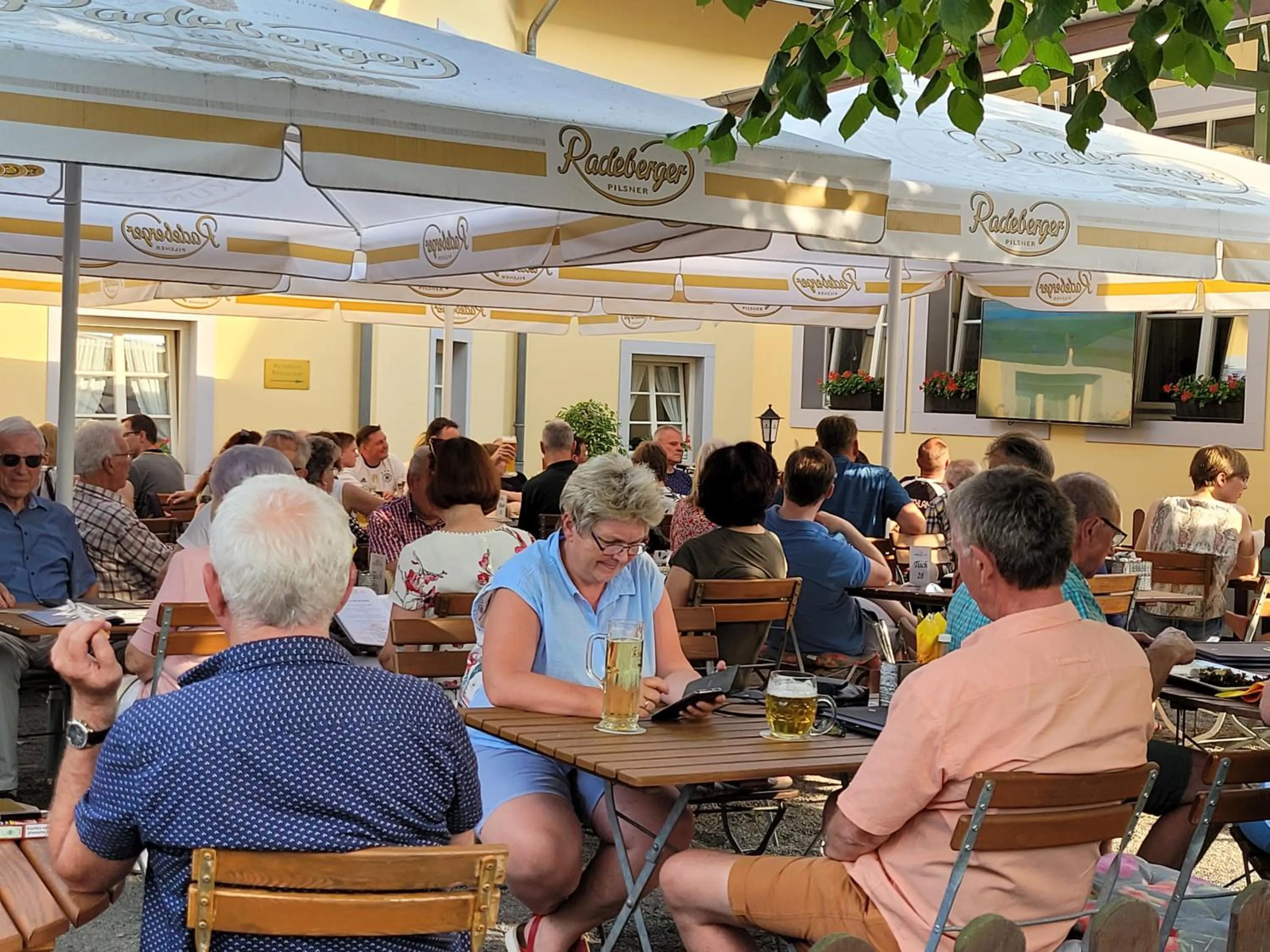 Garden in Hotel Alttolkewitzer Hof