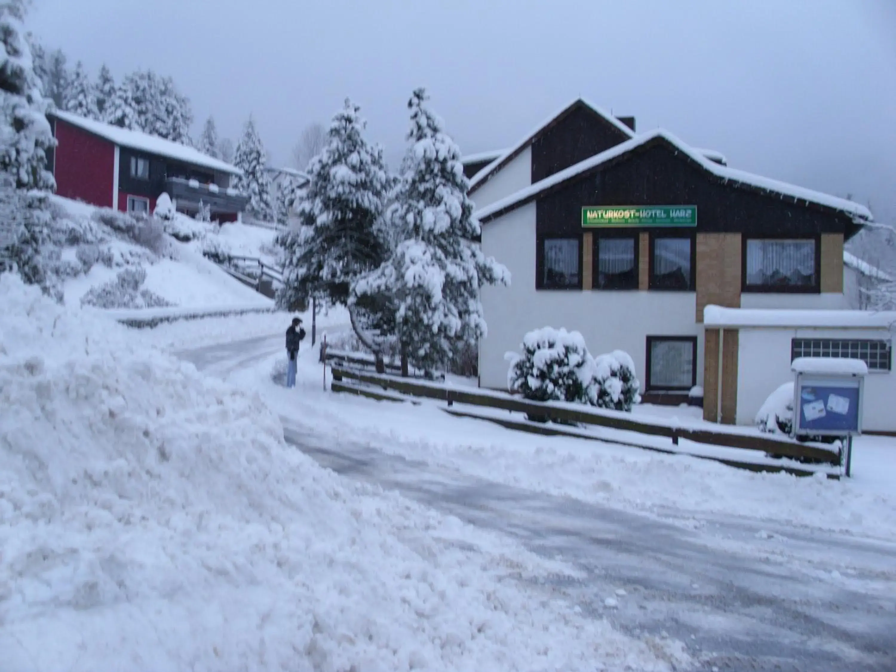 Property building, Winter in Naturkost-Hotel Harz