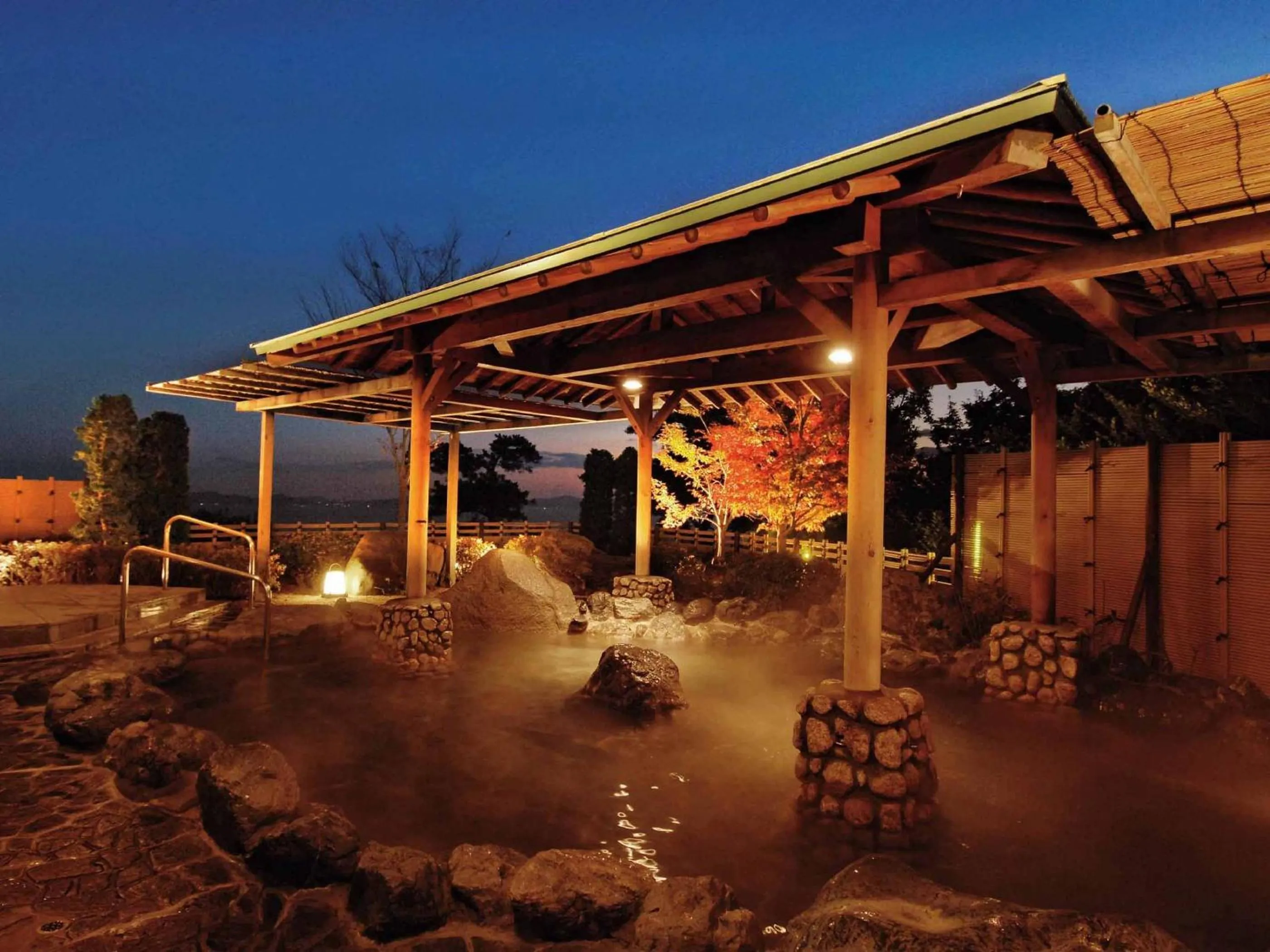 Hot Spring Bath in Gamagori Onsenkyo Mikawa Bay Hills Hotel