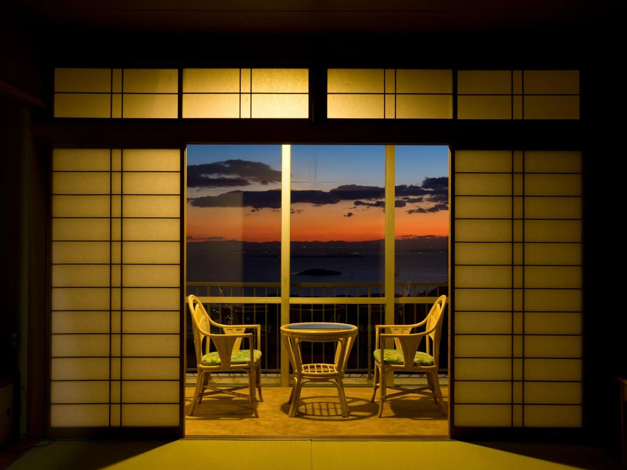 Photo of the whole room in Gamagori Onsenkyo Mikawa Bay Hills Hotel
