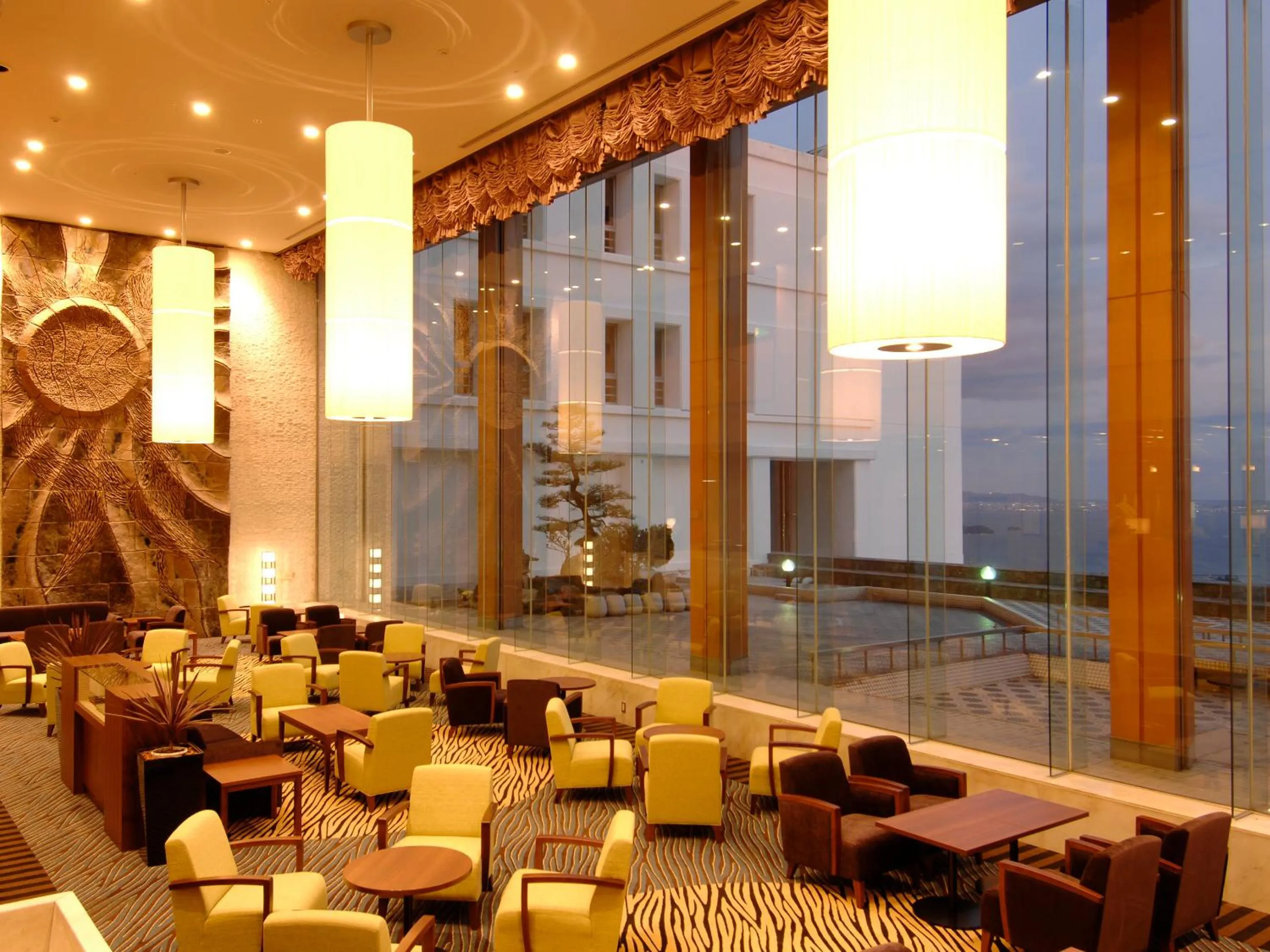 Lobby or reception in Gamagori Onsenkyo Mikawa Bay Hills Hotel