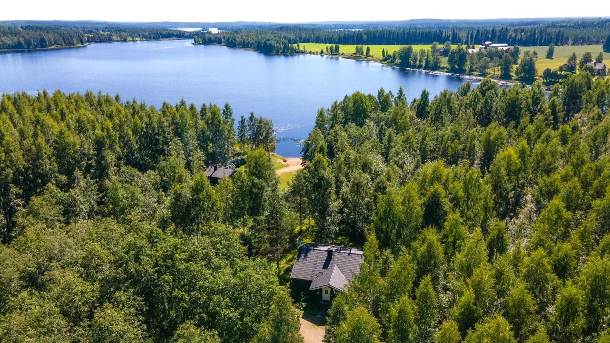 Natural landscape in Villa Mertala