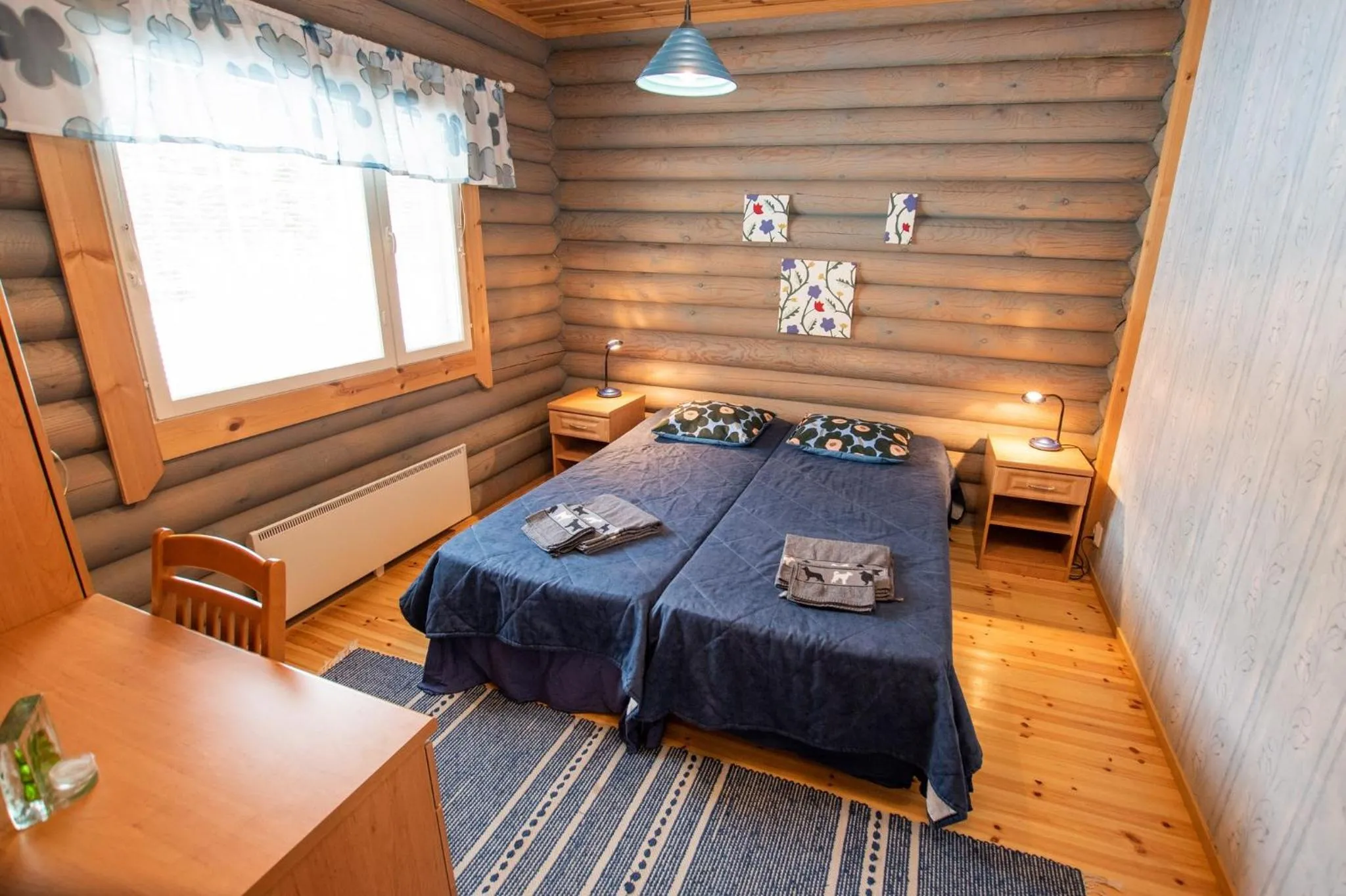 Bed in Villa Mertala
