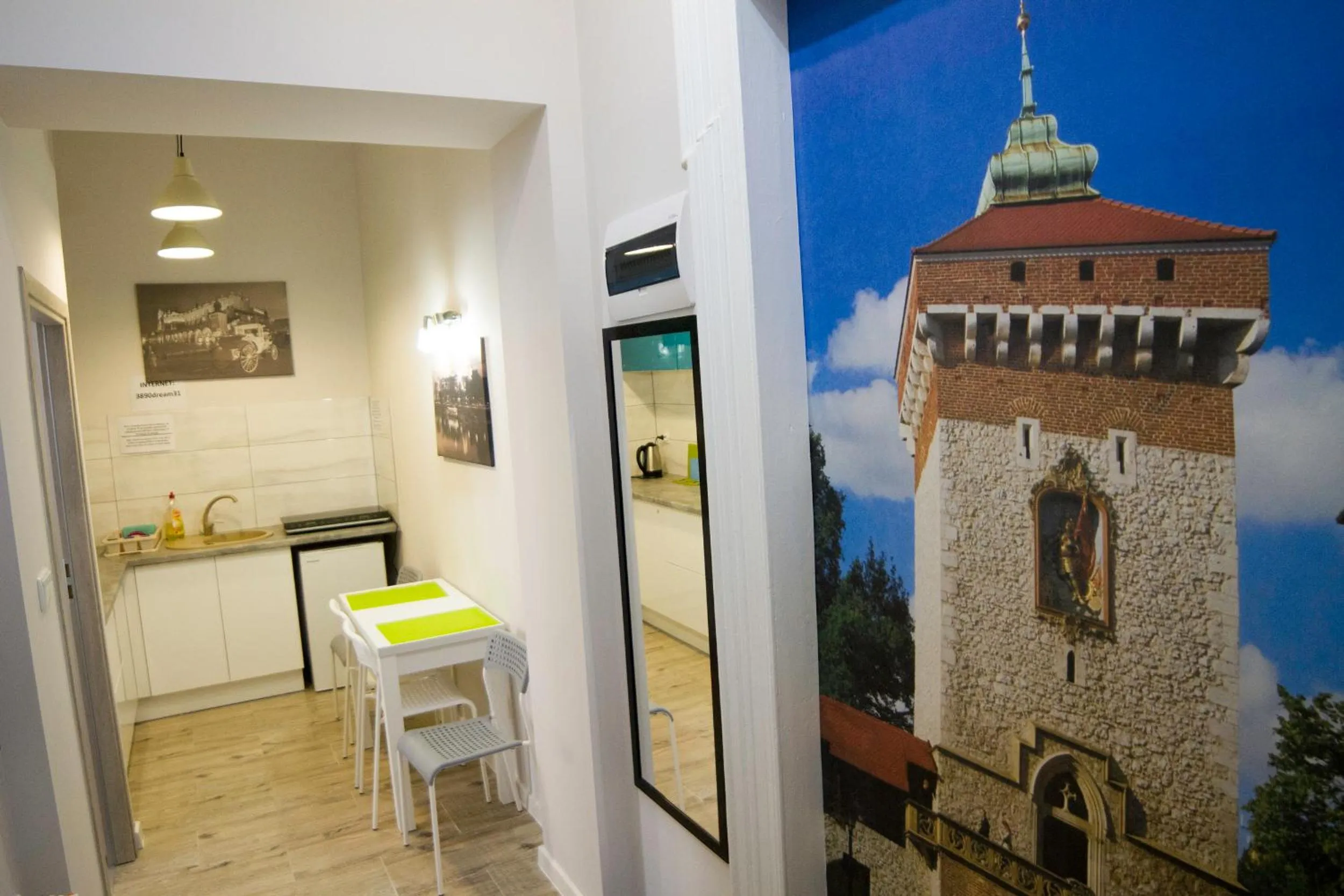 Kitchen or kitchenette in Dream Hostel & Apartments