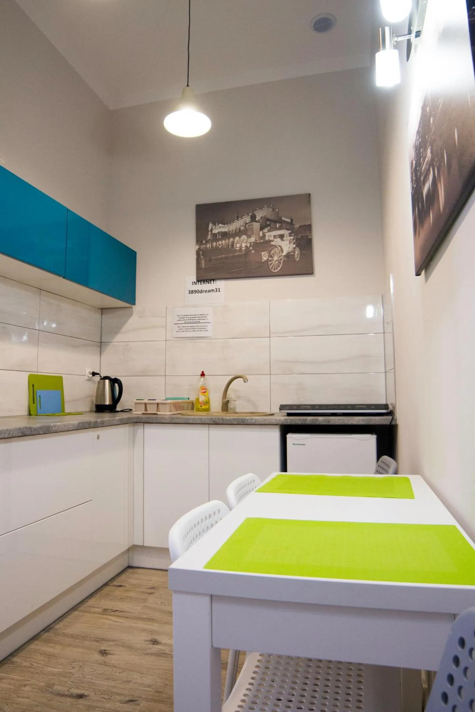 Kitchen or kitchenette in Dream Hostel & Apartments