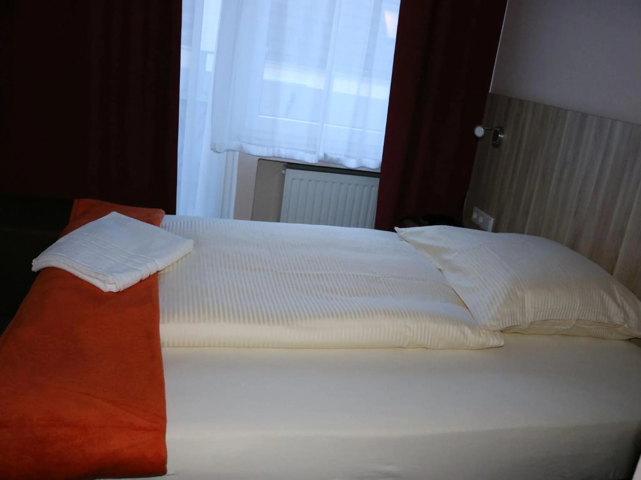 Bed in Hotel Paris
