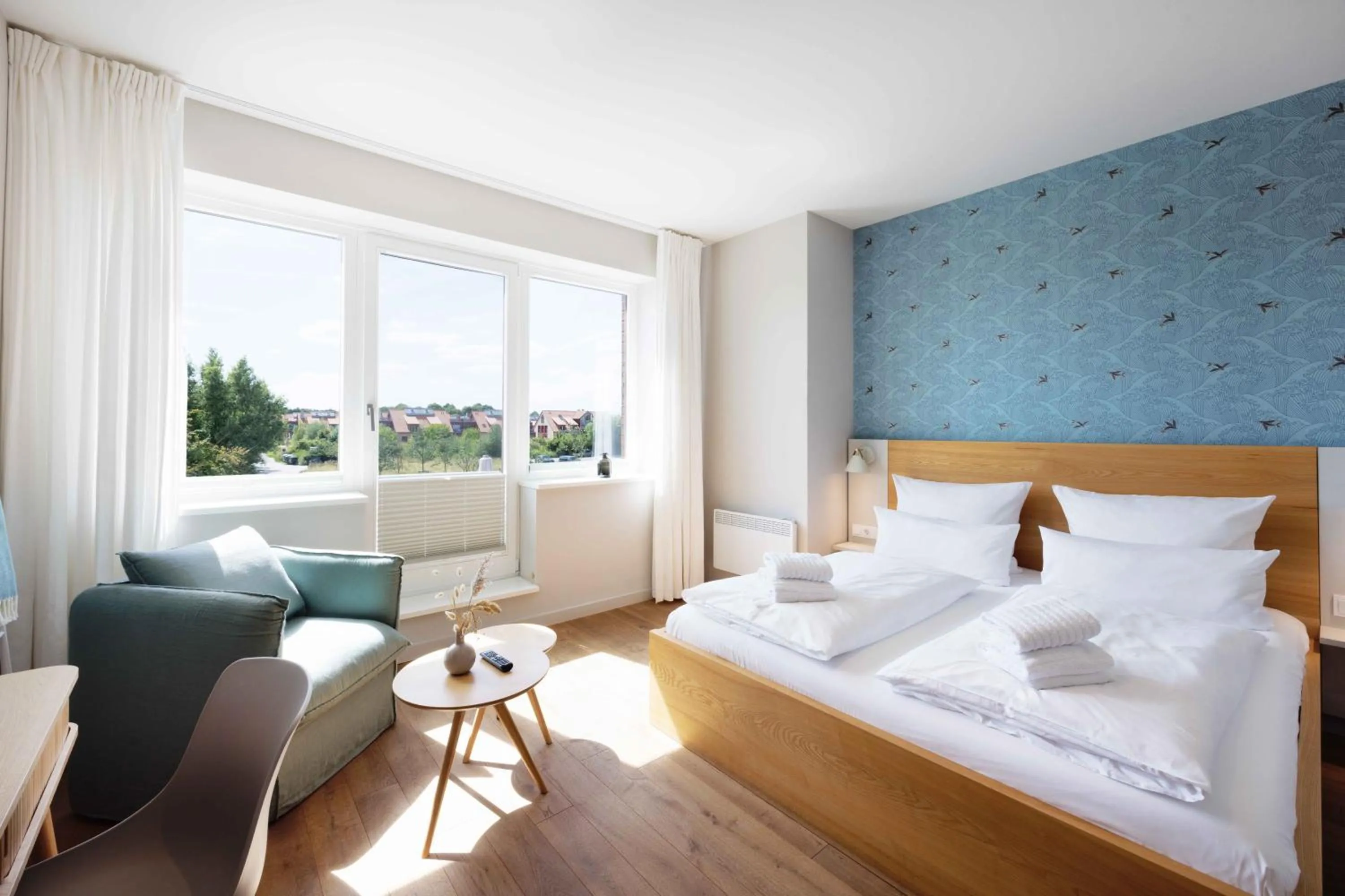 Bed in Bades Huk Marina Hotel