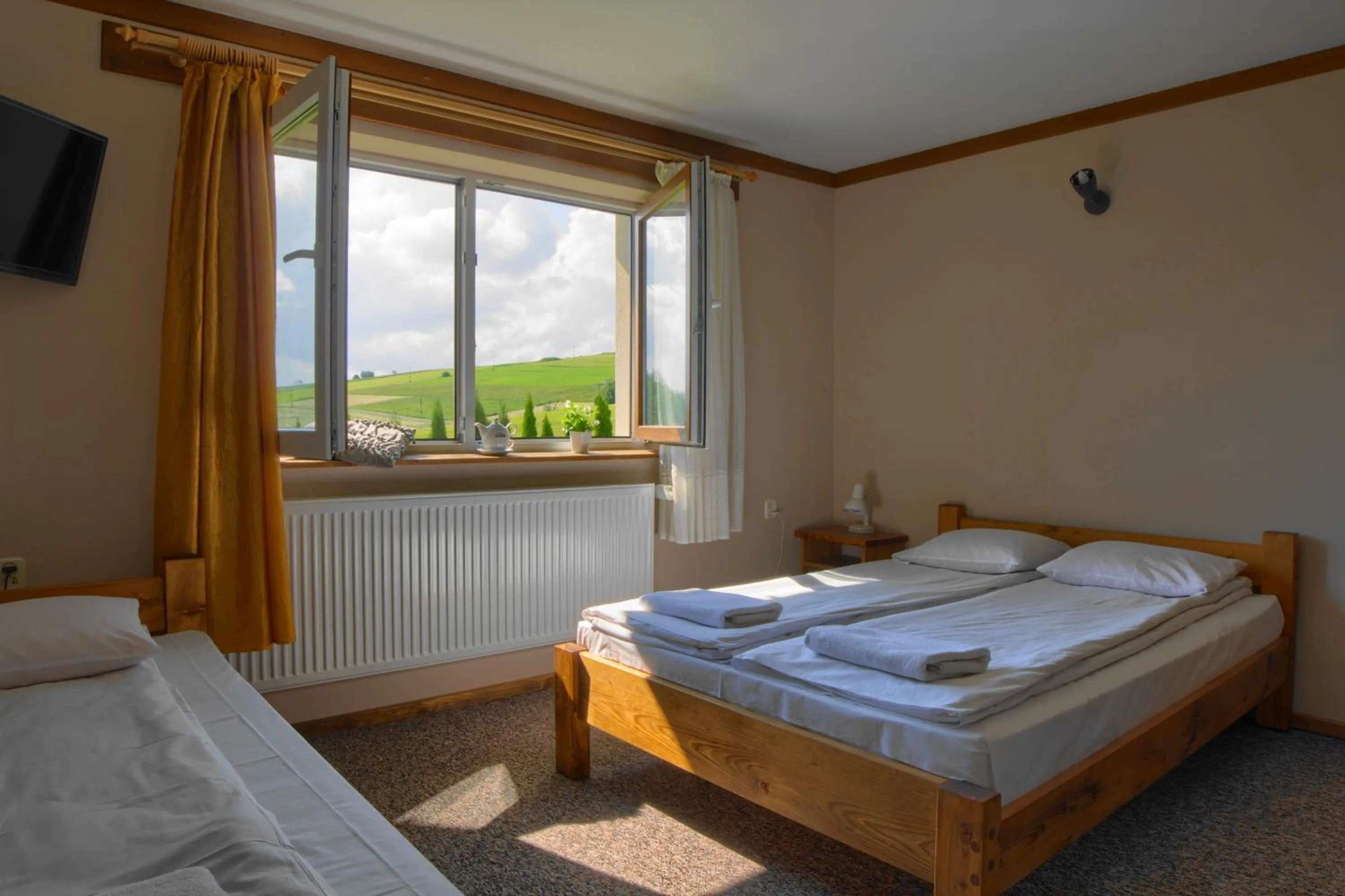 Bed in Ośrodek Wypoczynkowy u Bartka