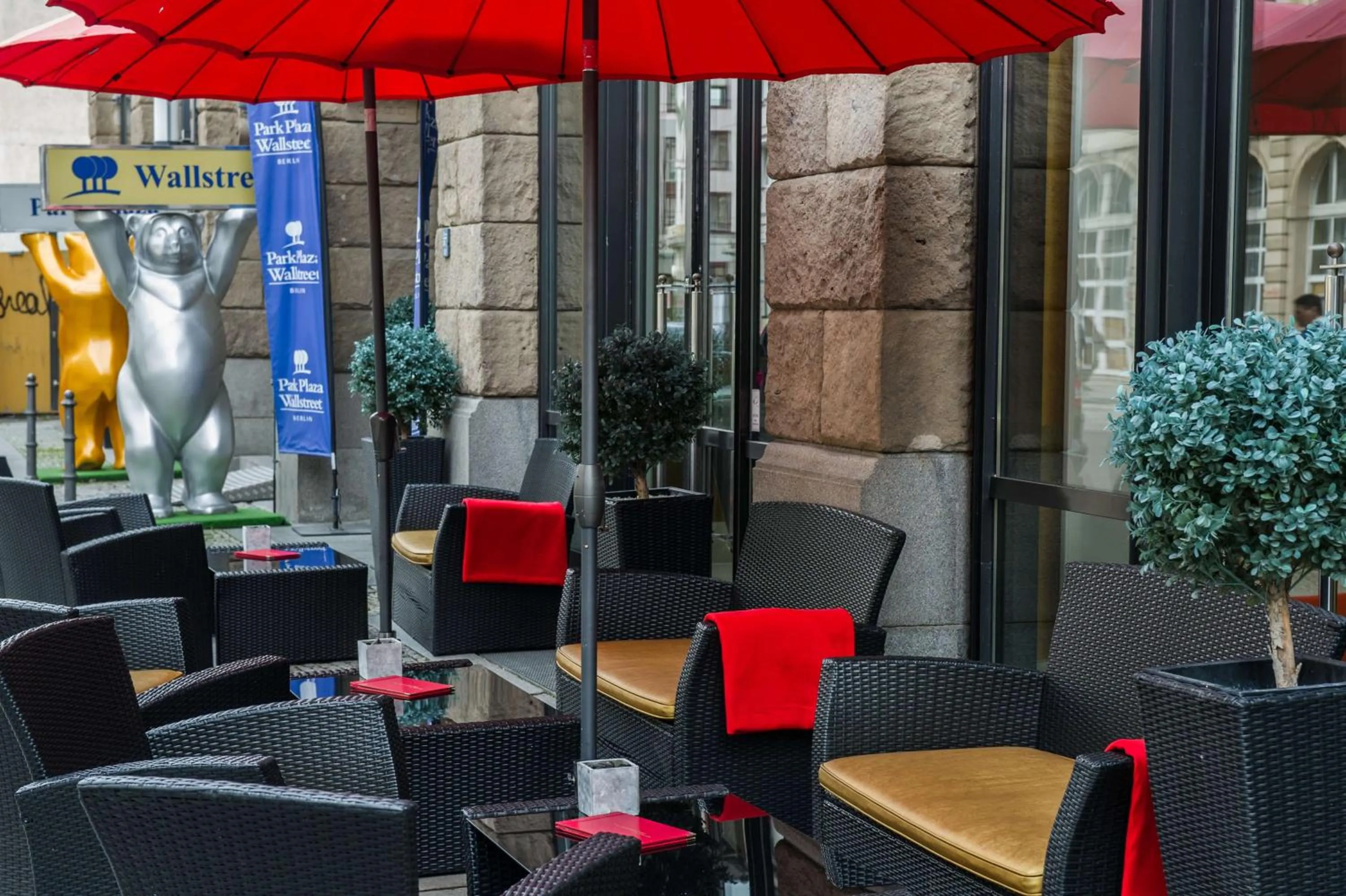 Patio in Park Plaza Wallstreet Berlin Mitte