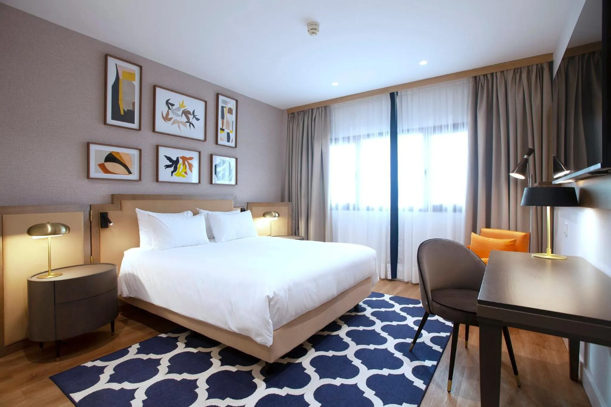Photo of the whole room, Bed in voco Madrid - Las Tablas by IHG