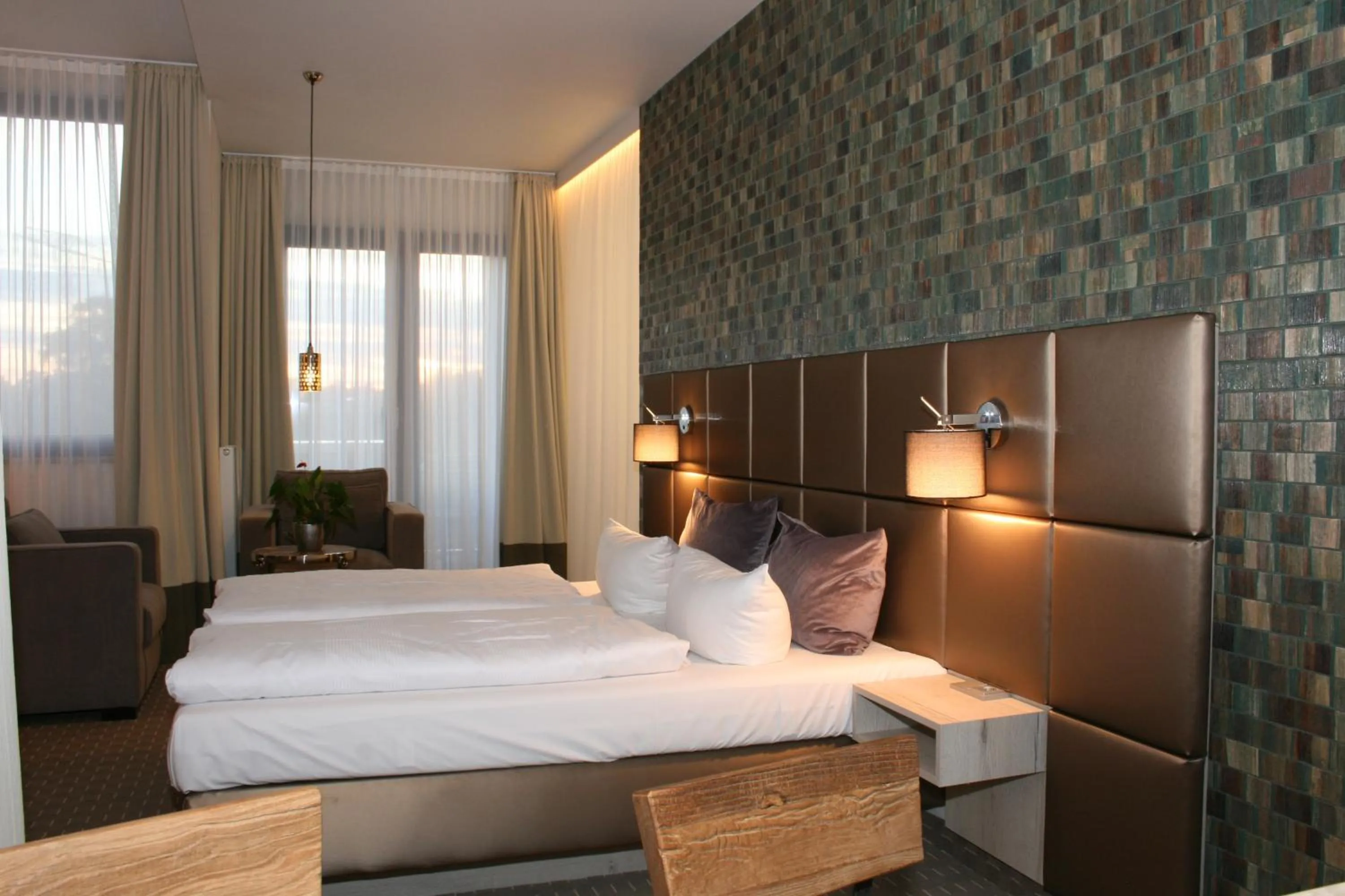 Bed in Landhotel Rittmeister & Kräuter-SPA Adults Only