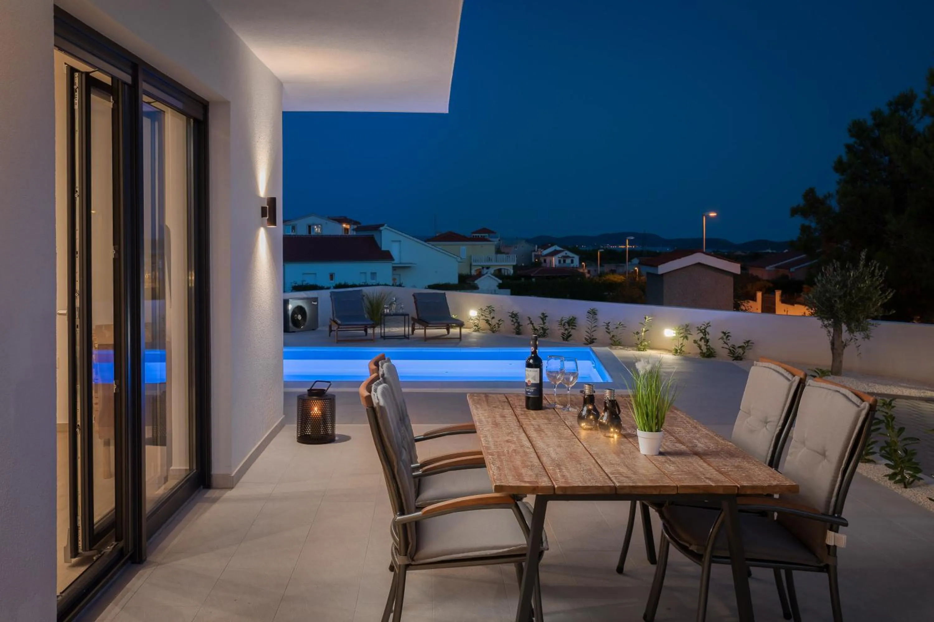 Pool view in Villa Bettina