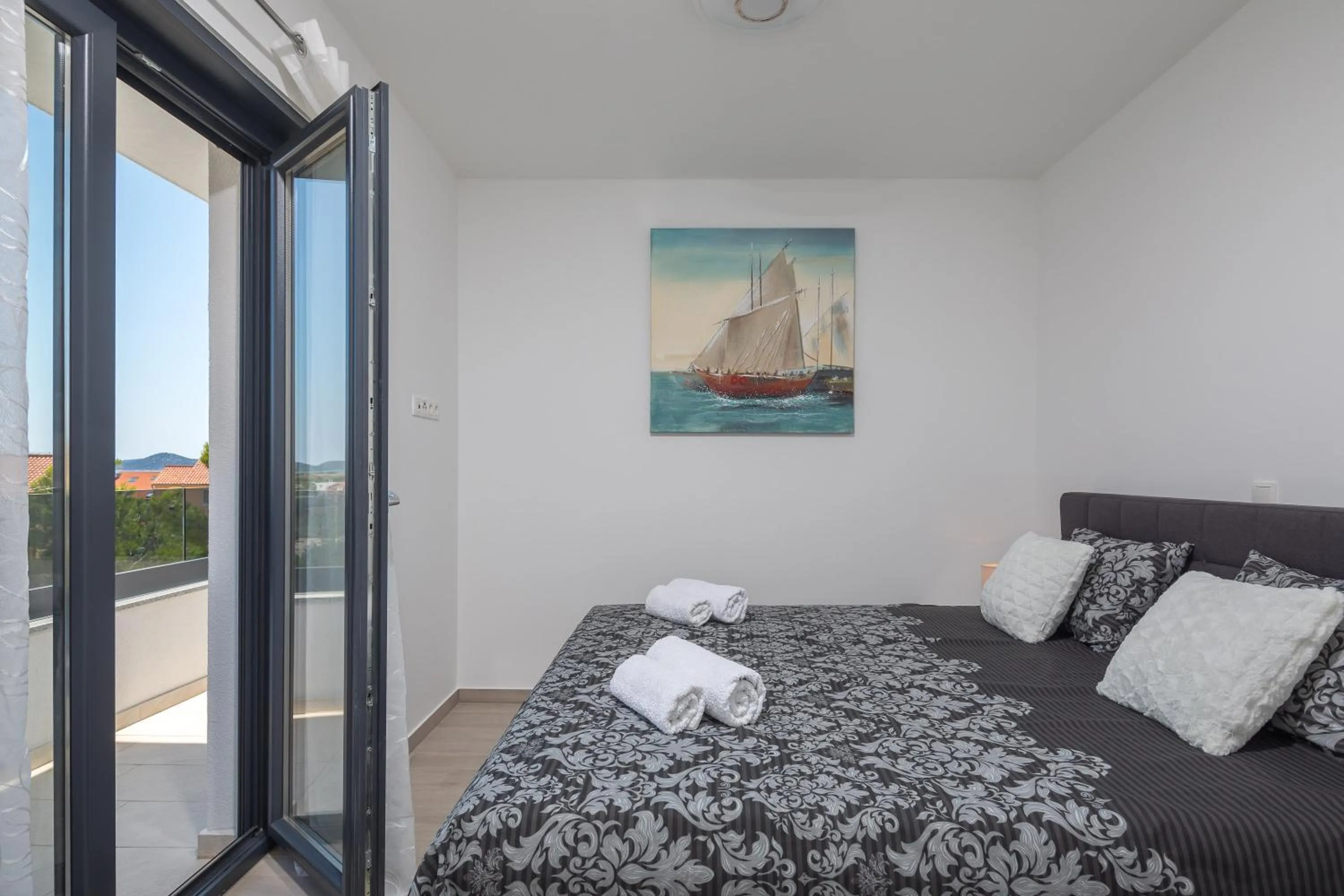 Bed in Villa Bettina
