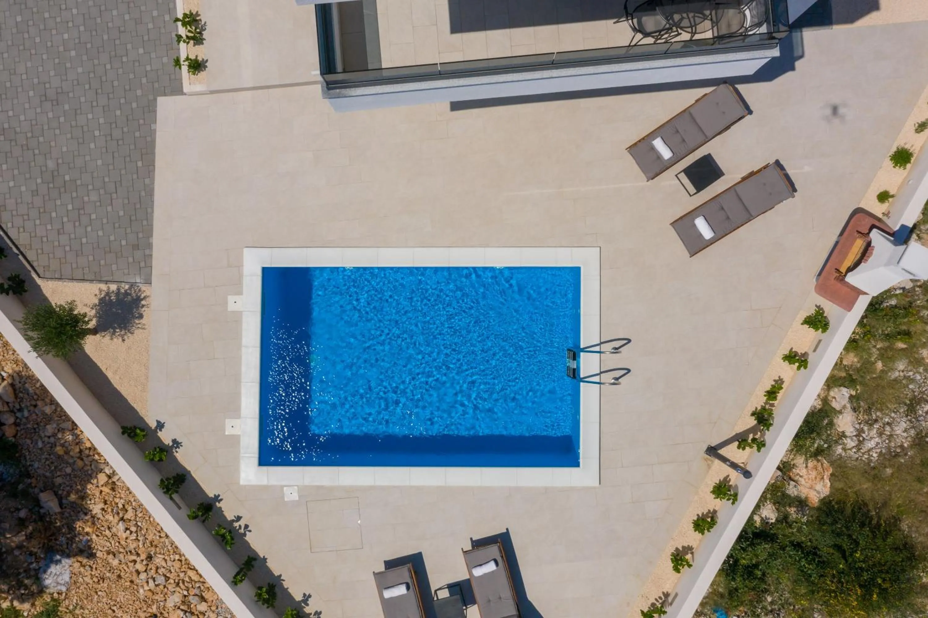 Bird's eye view in Villa Bettina
