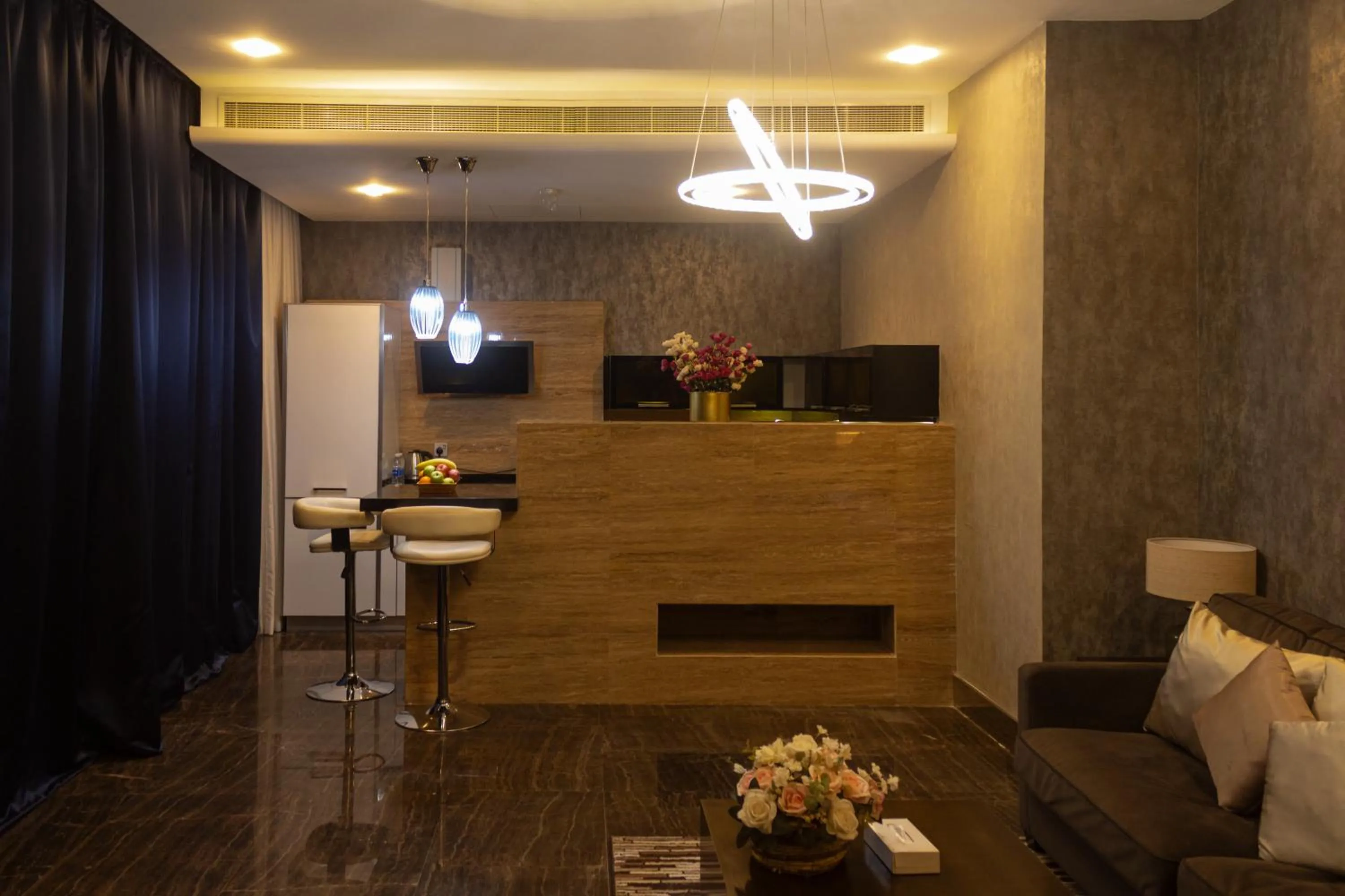 Living room in Blaire Executive Suites