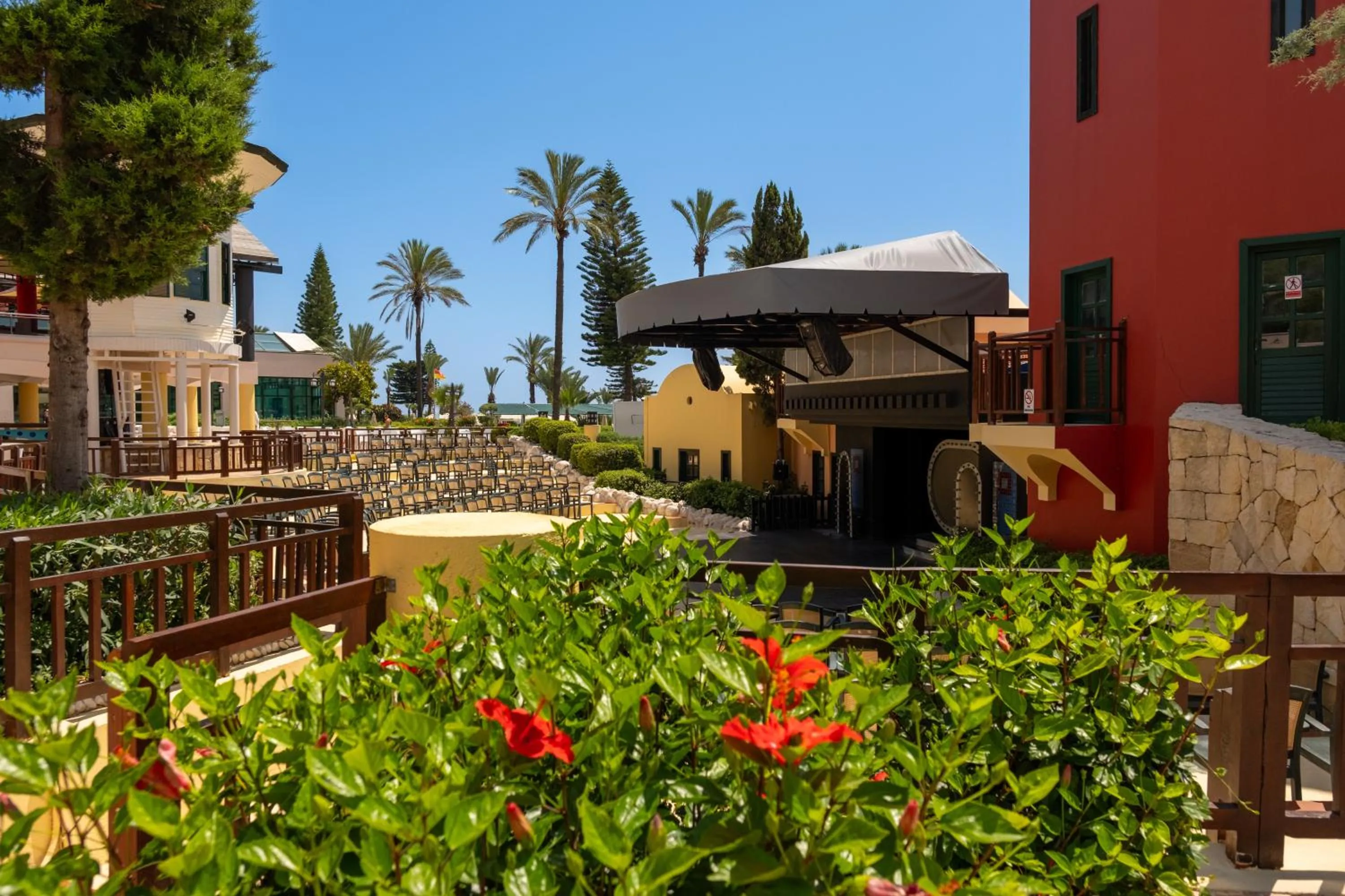 Property building in AQI Pegasos Resort