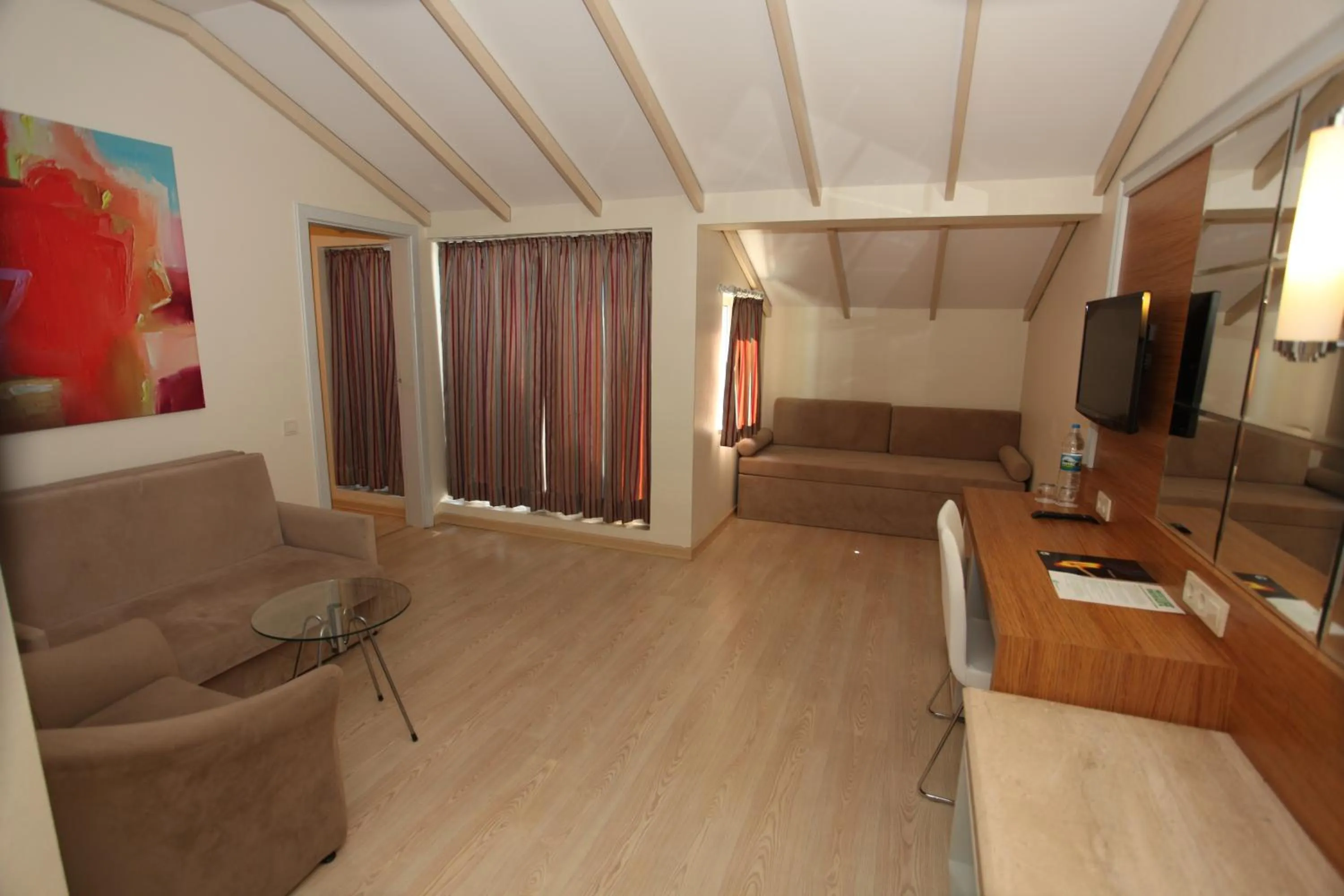 Living room in AQI Pegasos Resort