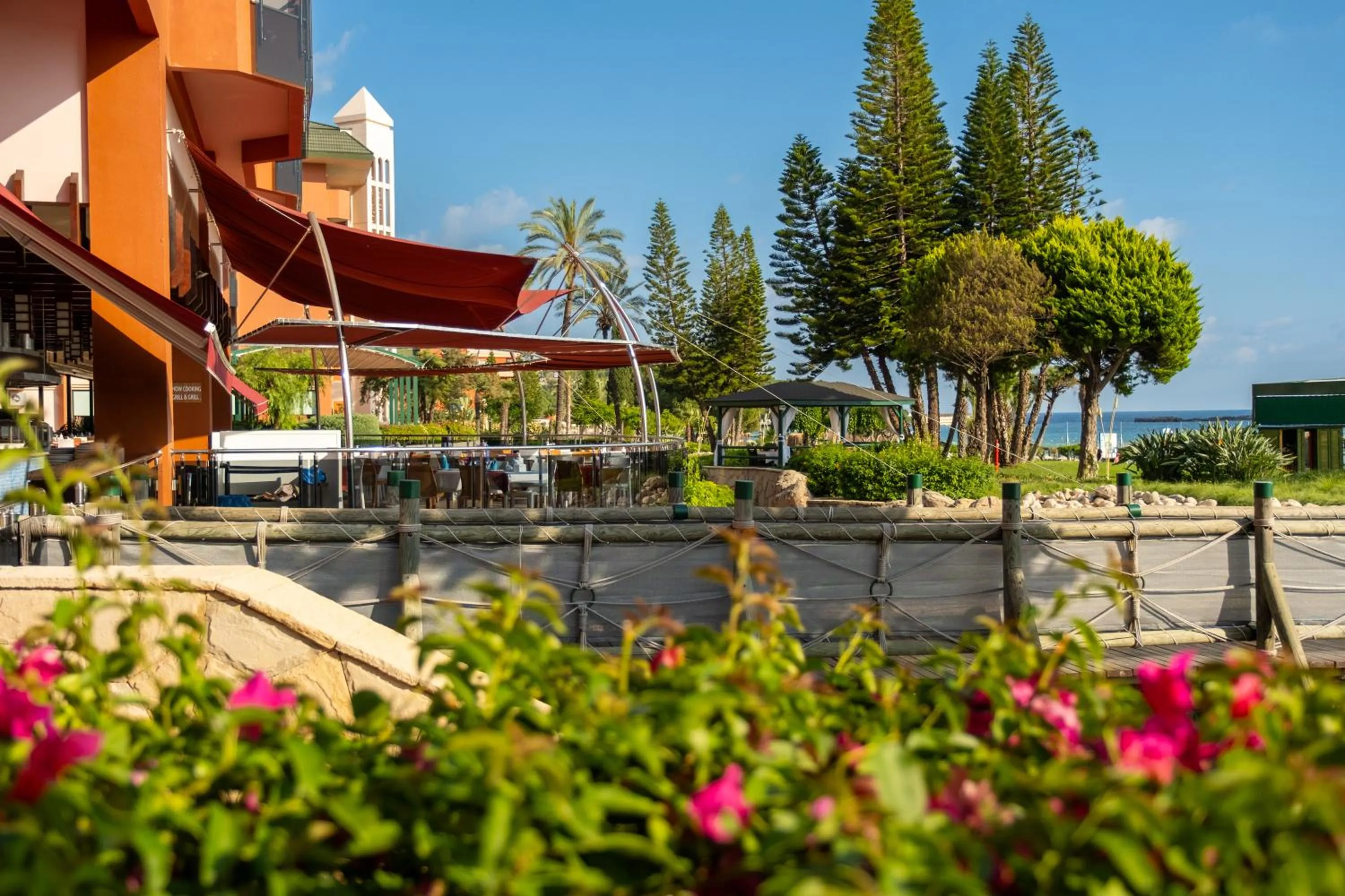 Property building in AQI Pegasos Resort