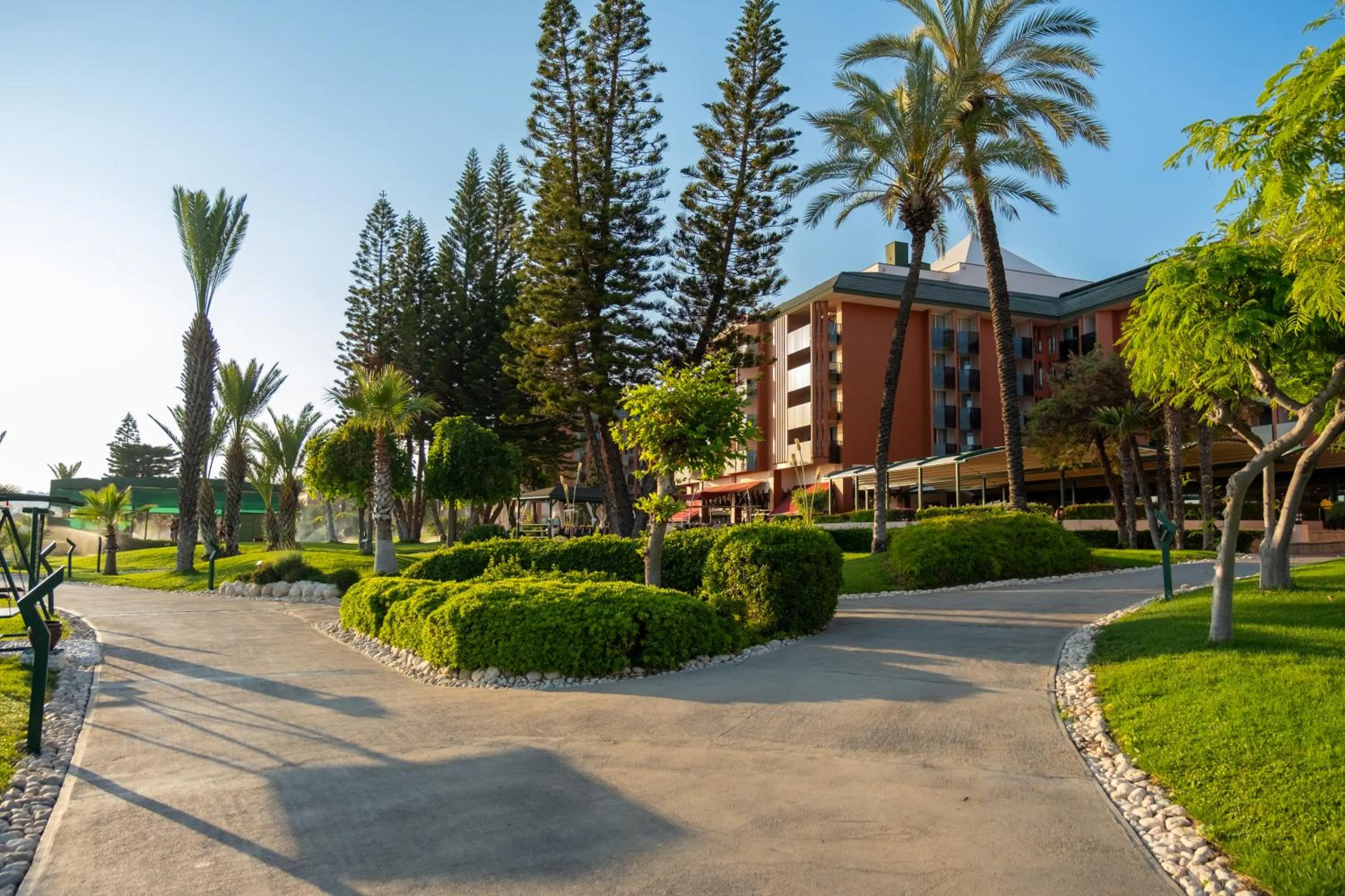 Property building in AQI Pegasos Resort