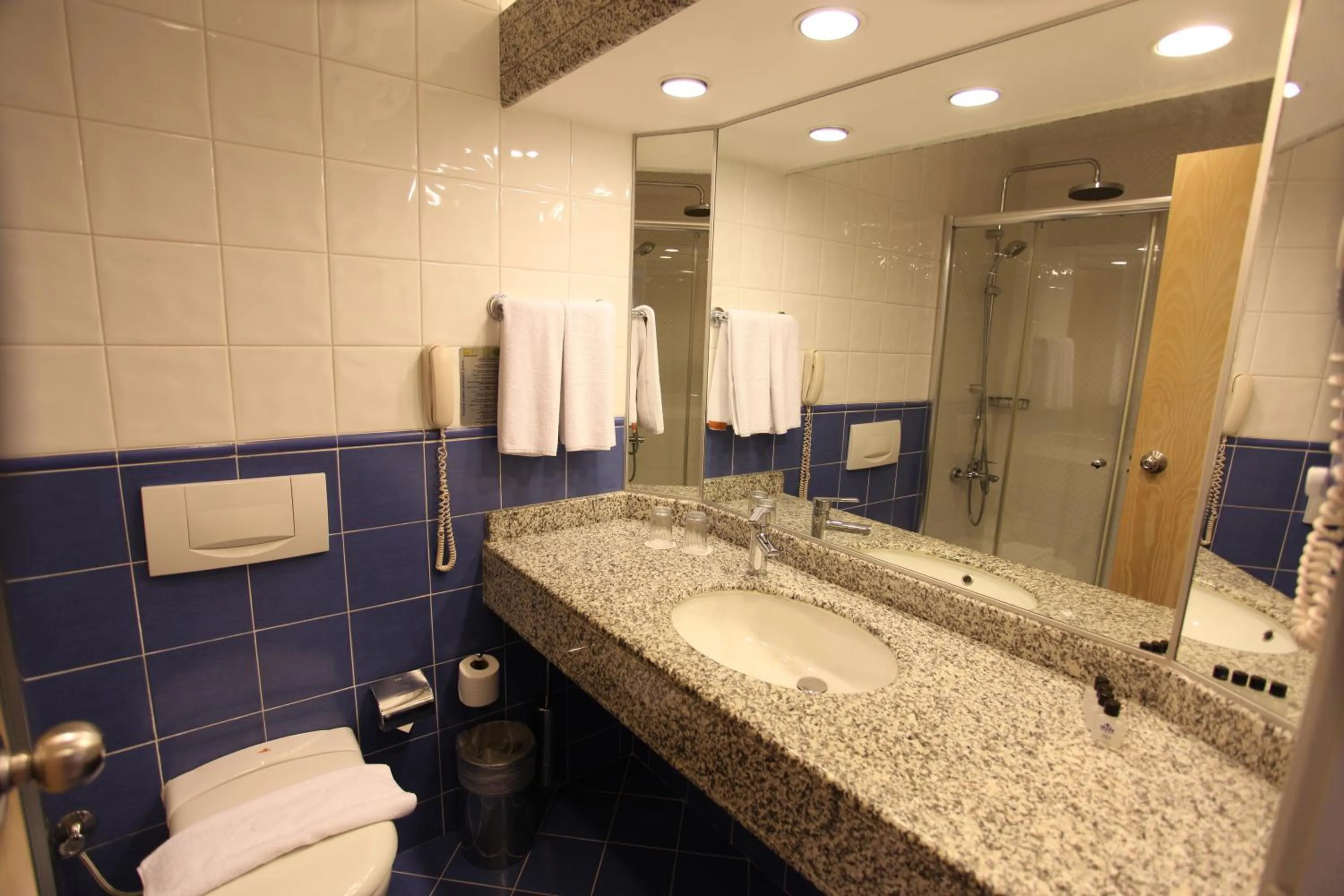 Toilet in AQI Pegasos Resort