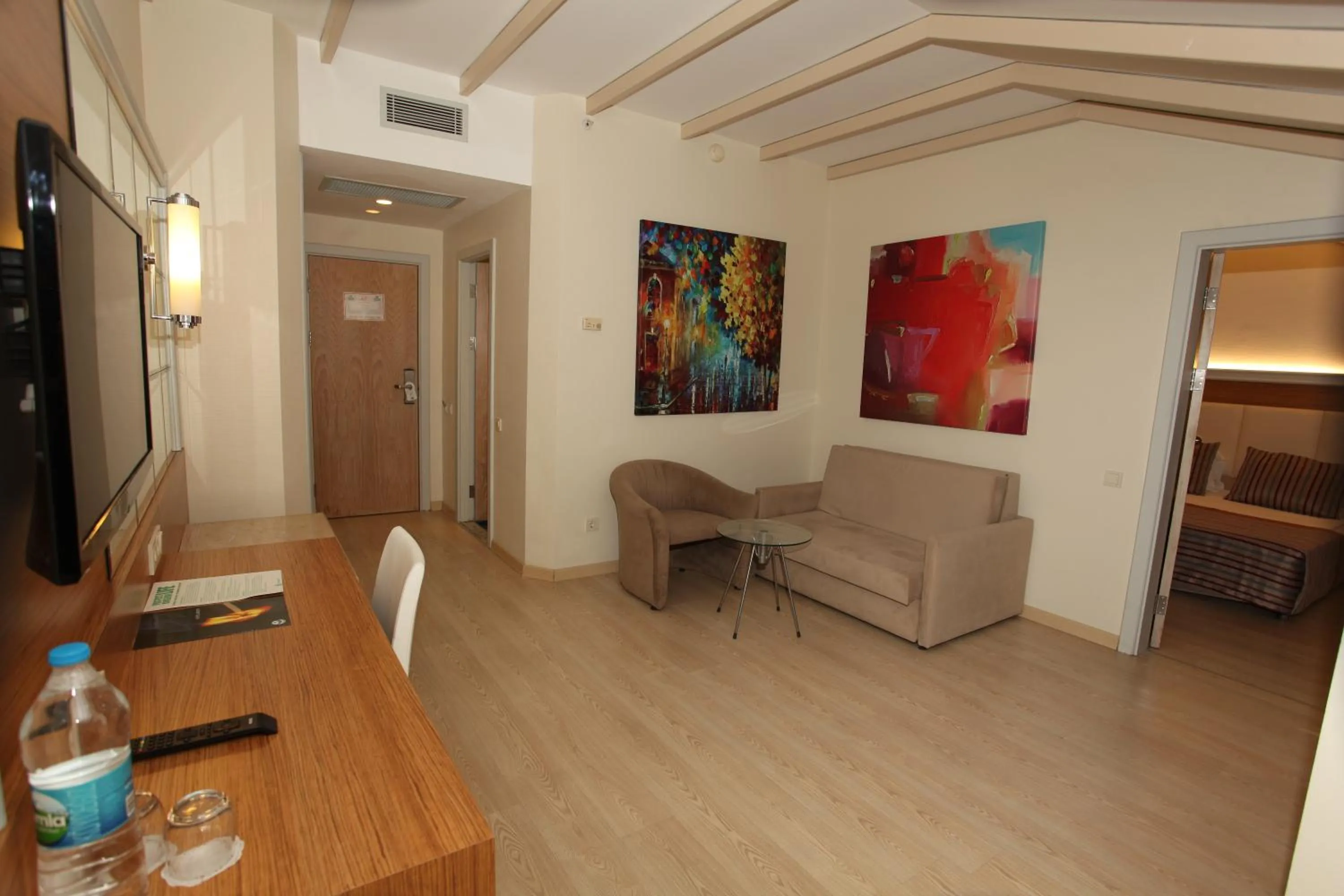 Living room in AQI Pegasos Resort