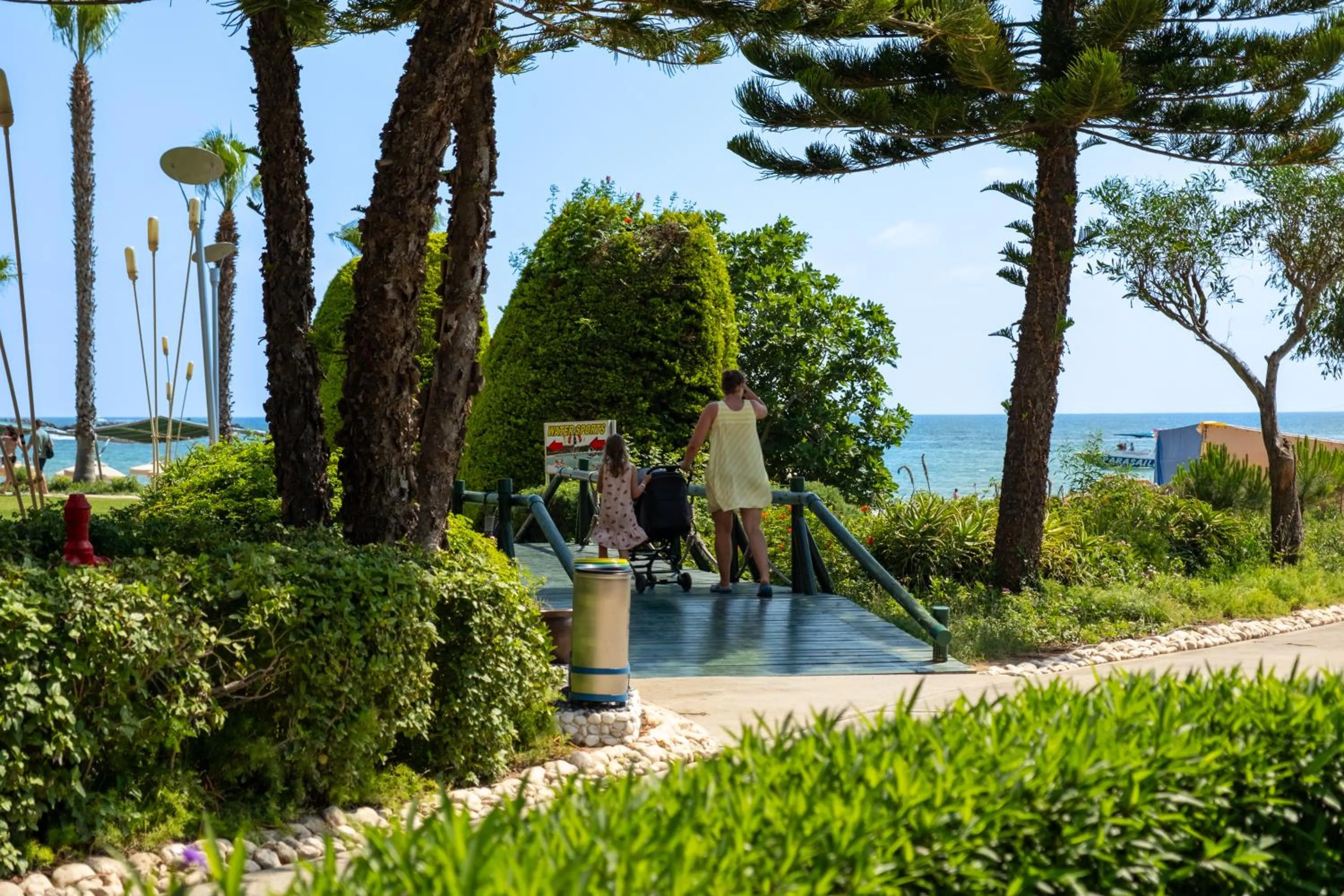 Garden in AQI Pegasos Resort