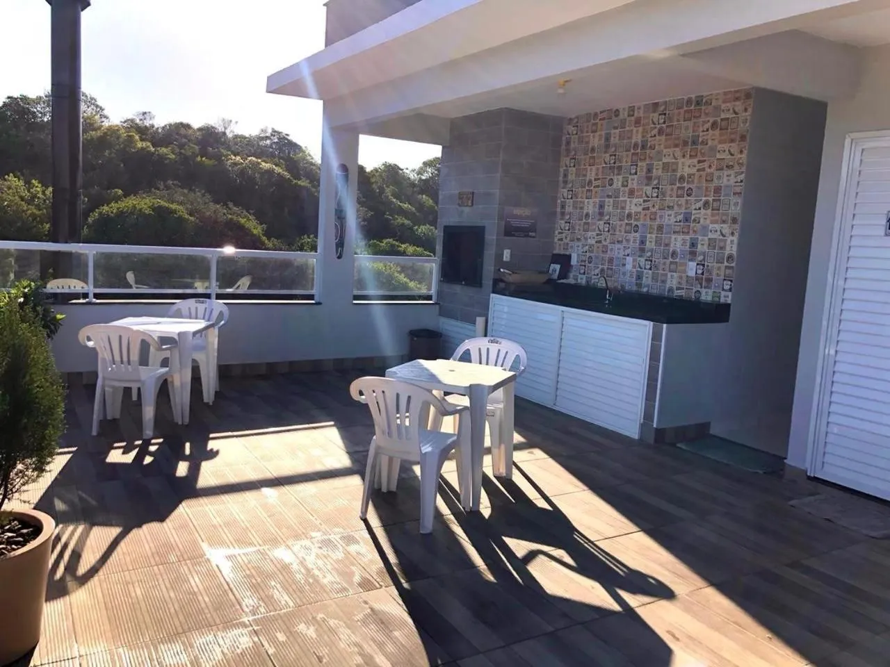 BBQ facilities in 330 METROS DO MAR, PRAIA DOS INGLESES, Piske Imóveis