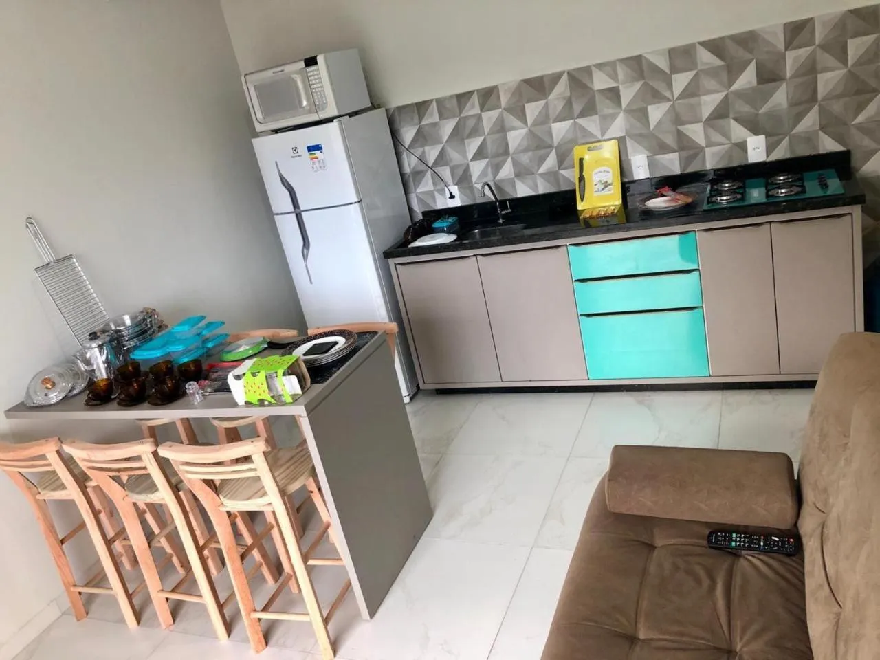 Kitchen or kitchenette in 330 METROS DO MAR, PRAIA DOS INGLESES, Piske Imóveis